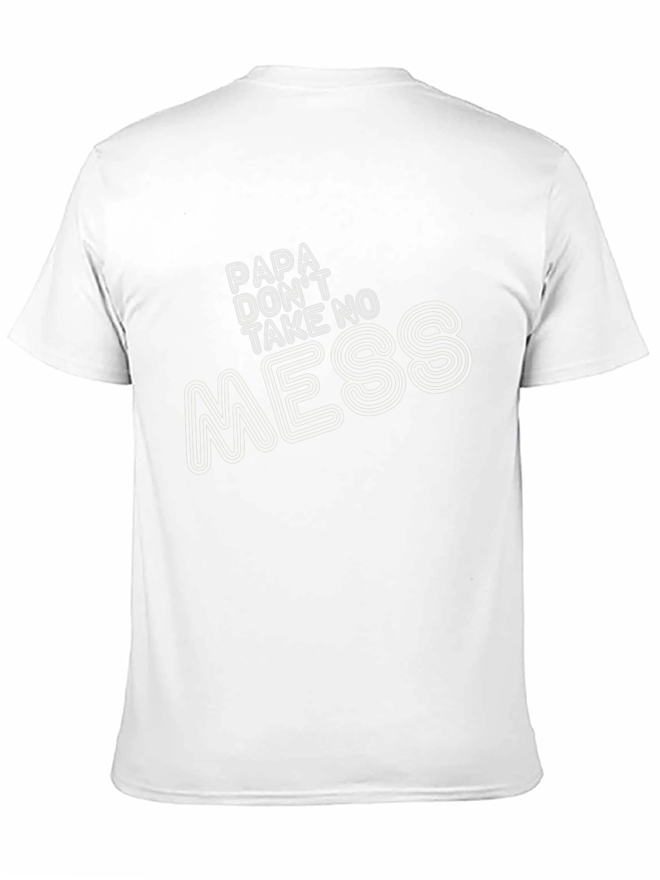 Black Papa Don't Take No Mess Graphic Tee view 11