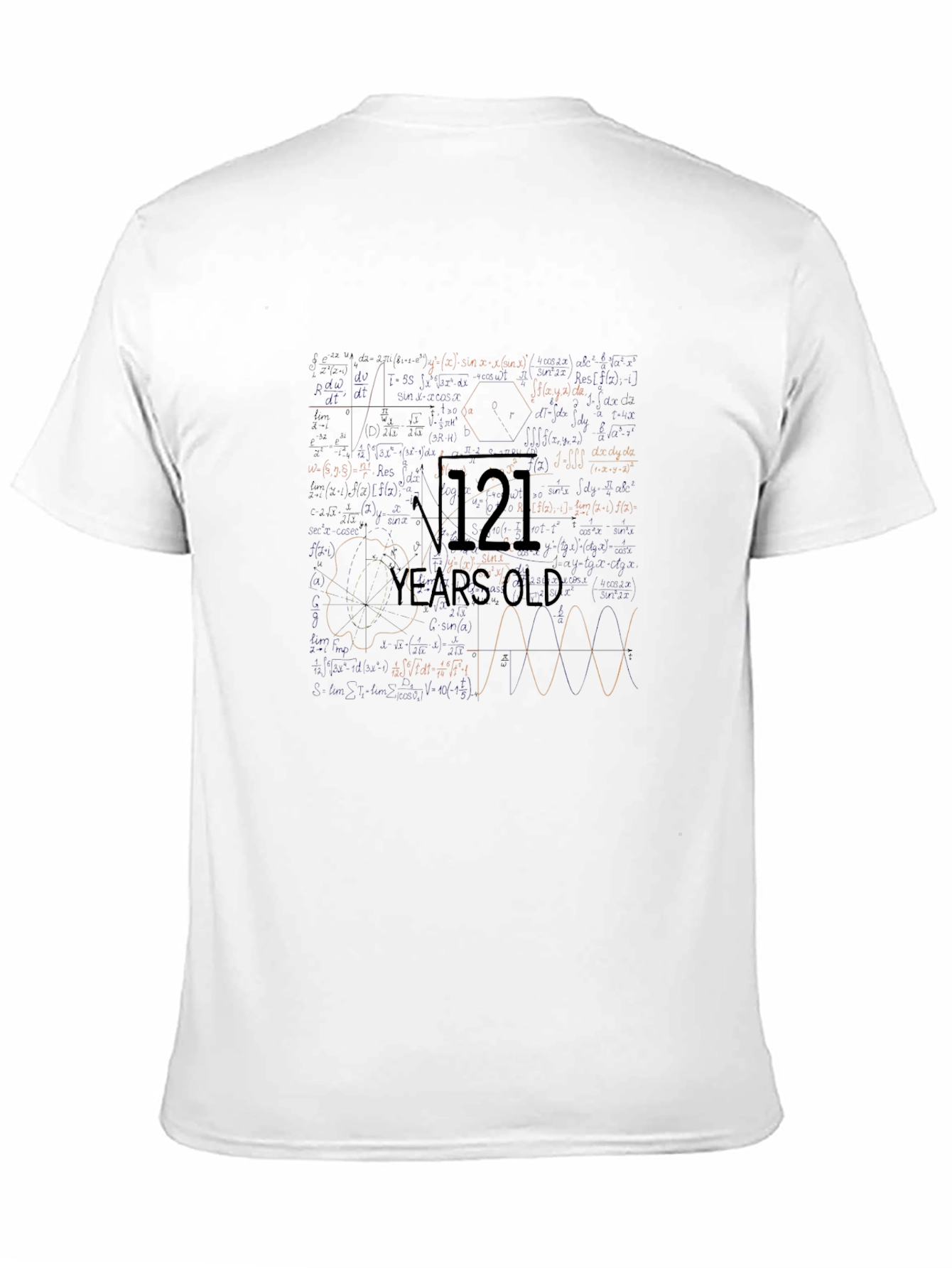 Black Math 11 Years Old T-Shirt, Black view 11