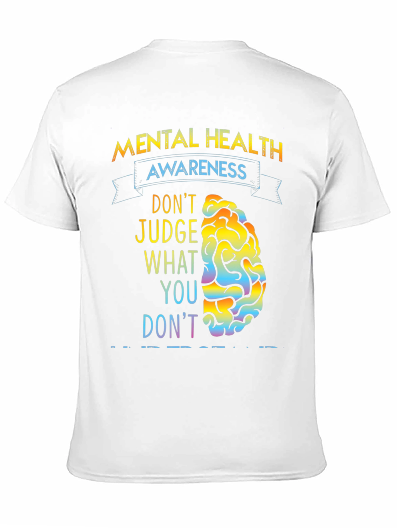 Black Mental Health Awareness T-Shirt view 11
