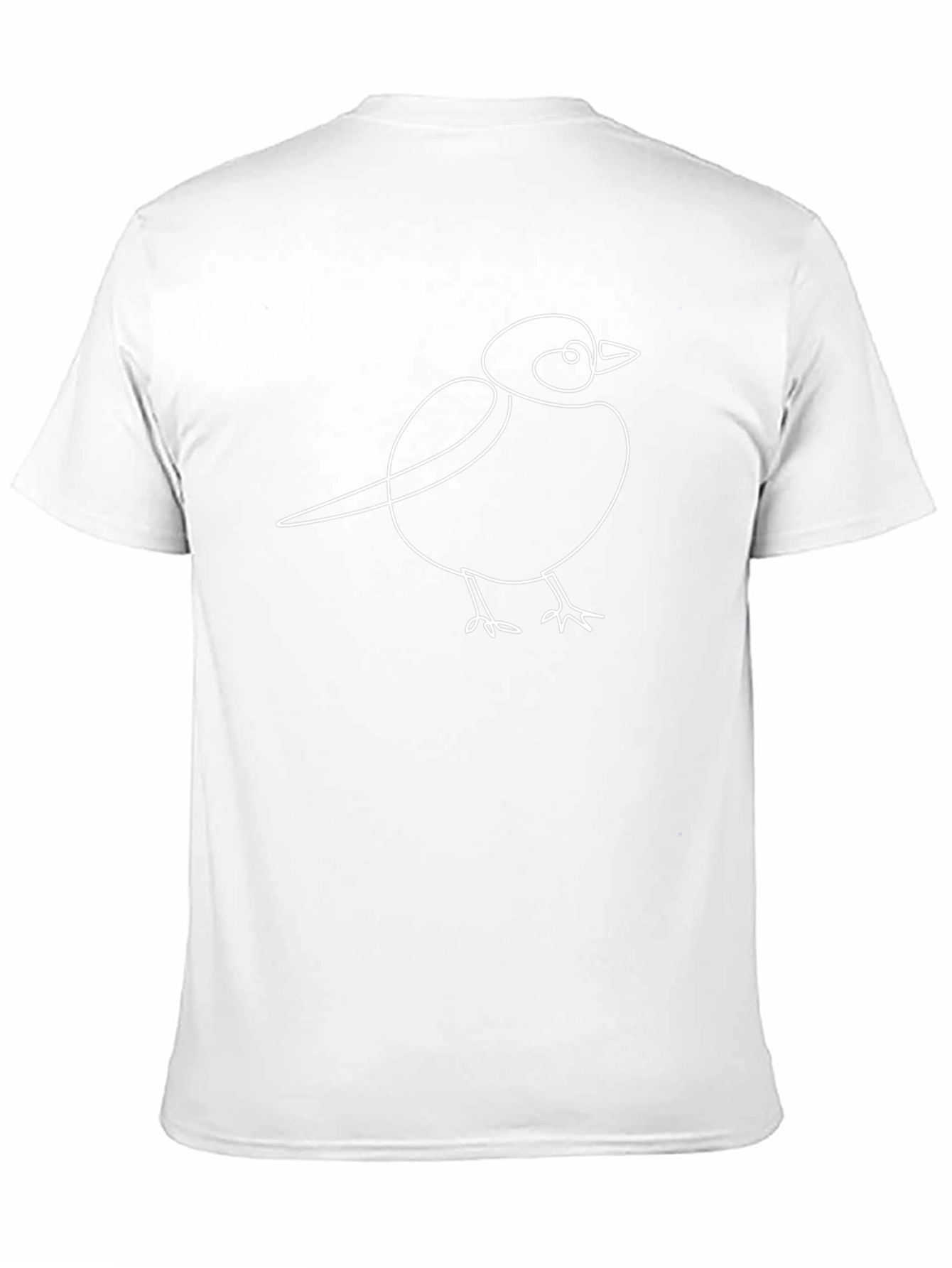 Minimalist Bird Graphic T-Shirt - Unisex - 11