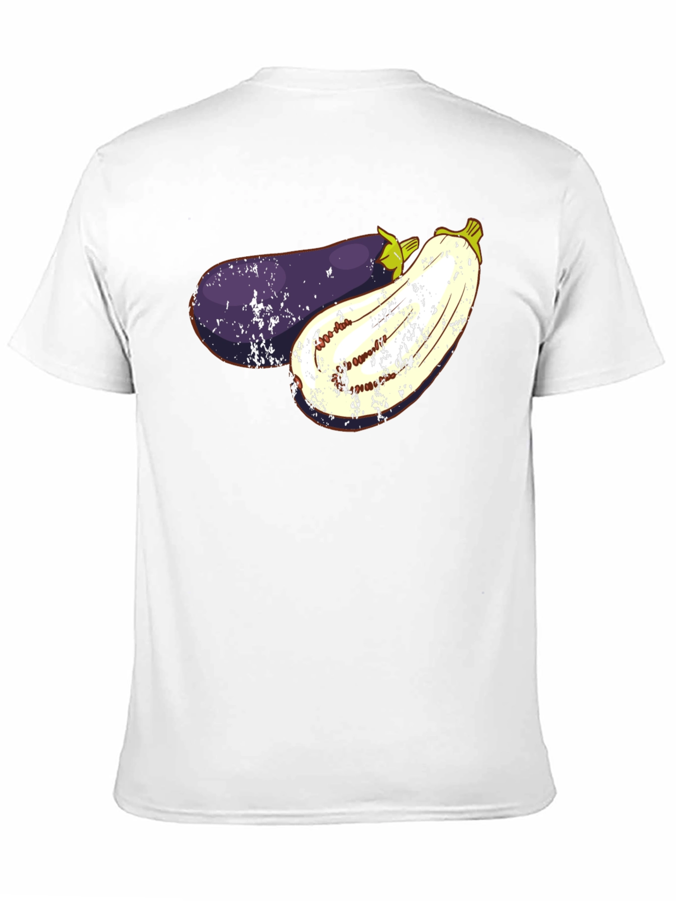 Black Eggplant Graphic T-Shirt - Unisex Casual Tee view 11