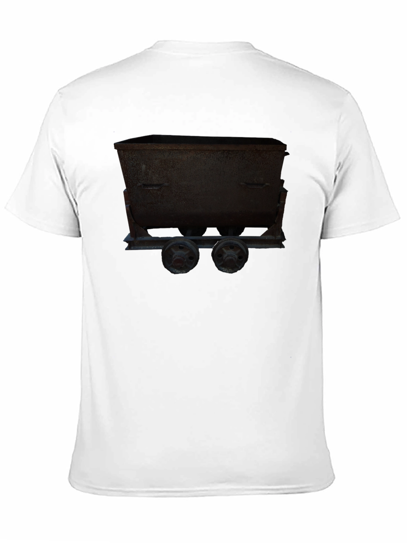 Black Mining Cart Graphic Tee - Dark view 11