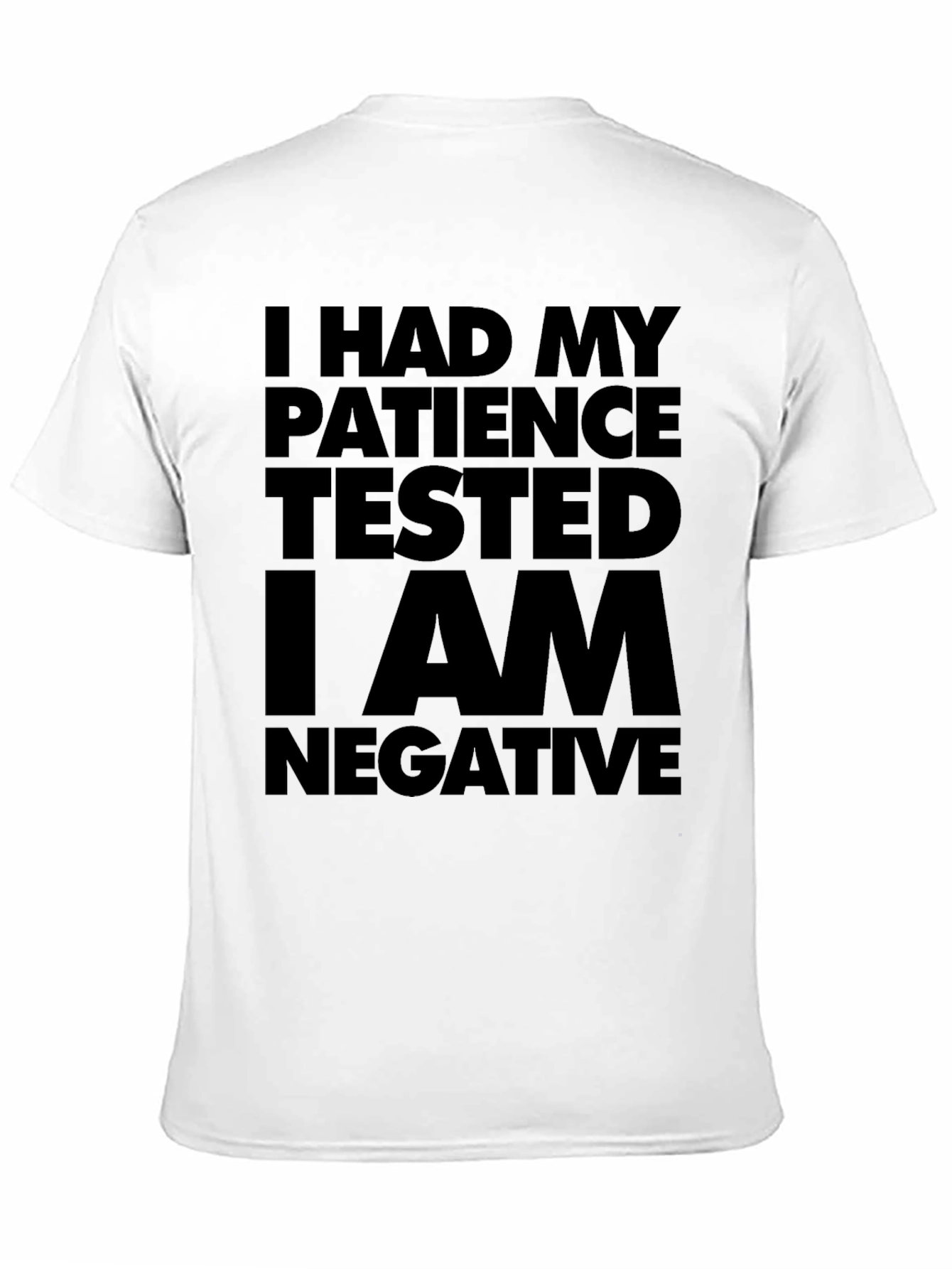 Black Patience Tested Funny Graphic T-Shirt view 11