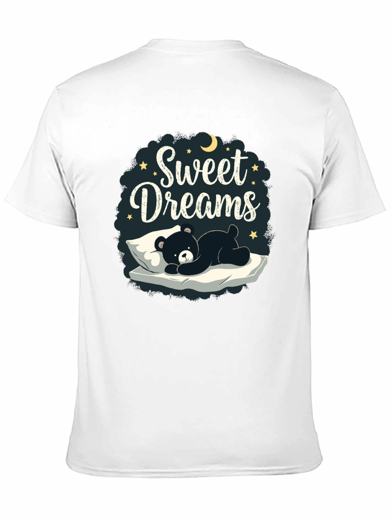 Black Sweet Dreams Bear Graphic T-Shirt view 11