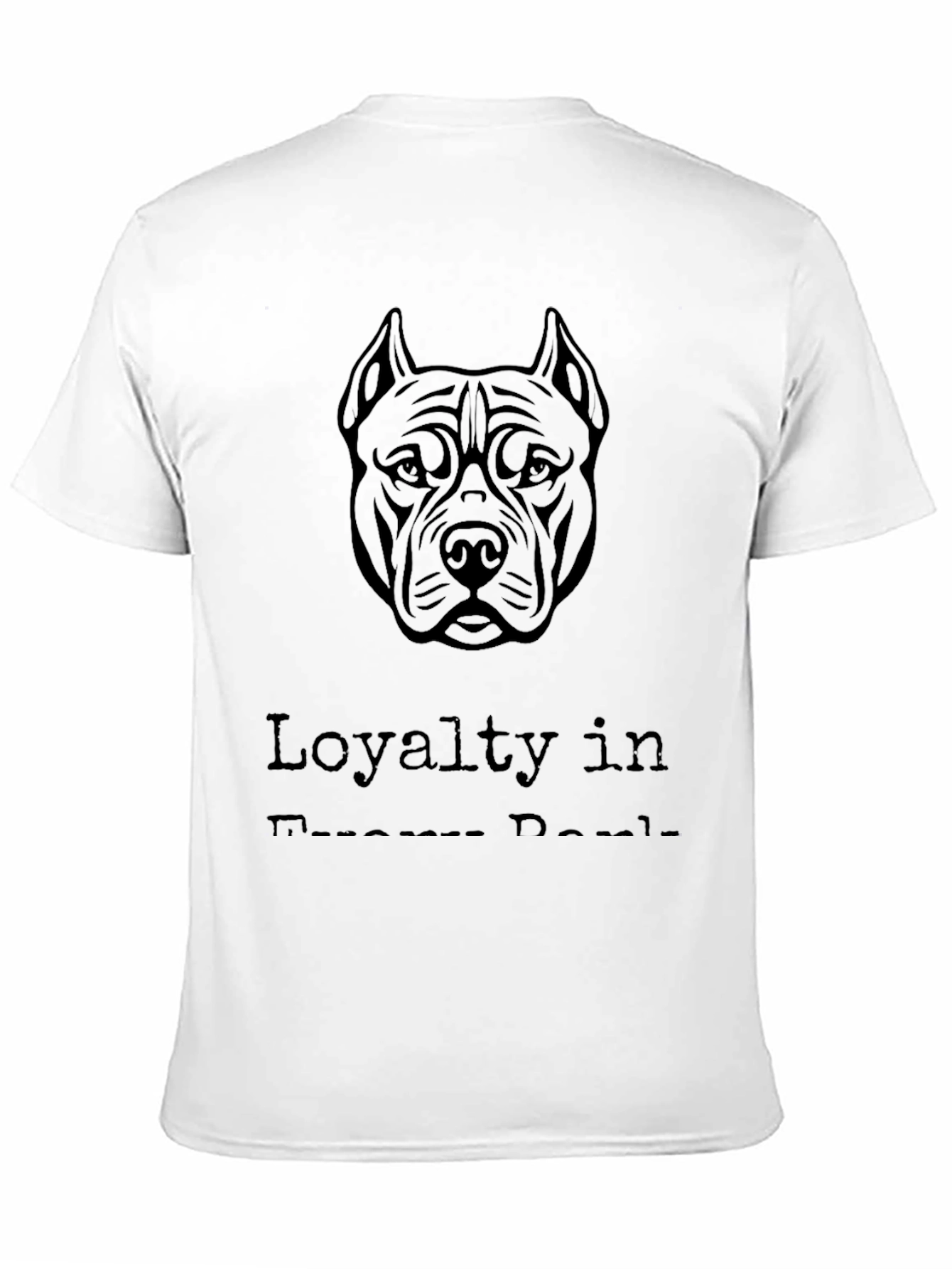 Black Loyalty in European Dogs T-Shirt view 11