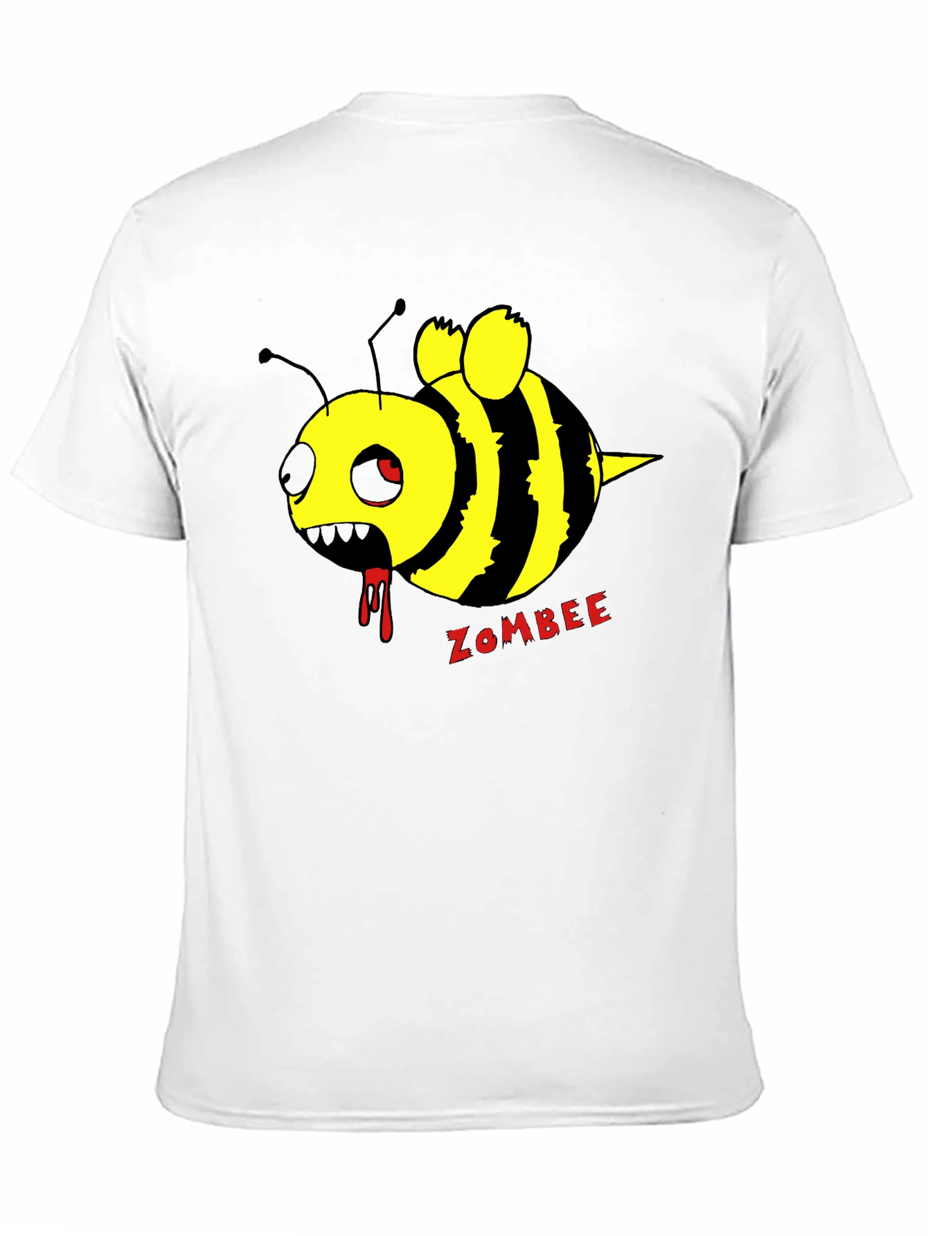 Black Zombee Graphic T-Shirt - Black Cotton Tee view 11