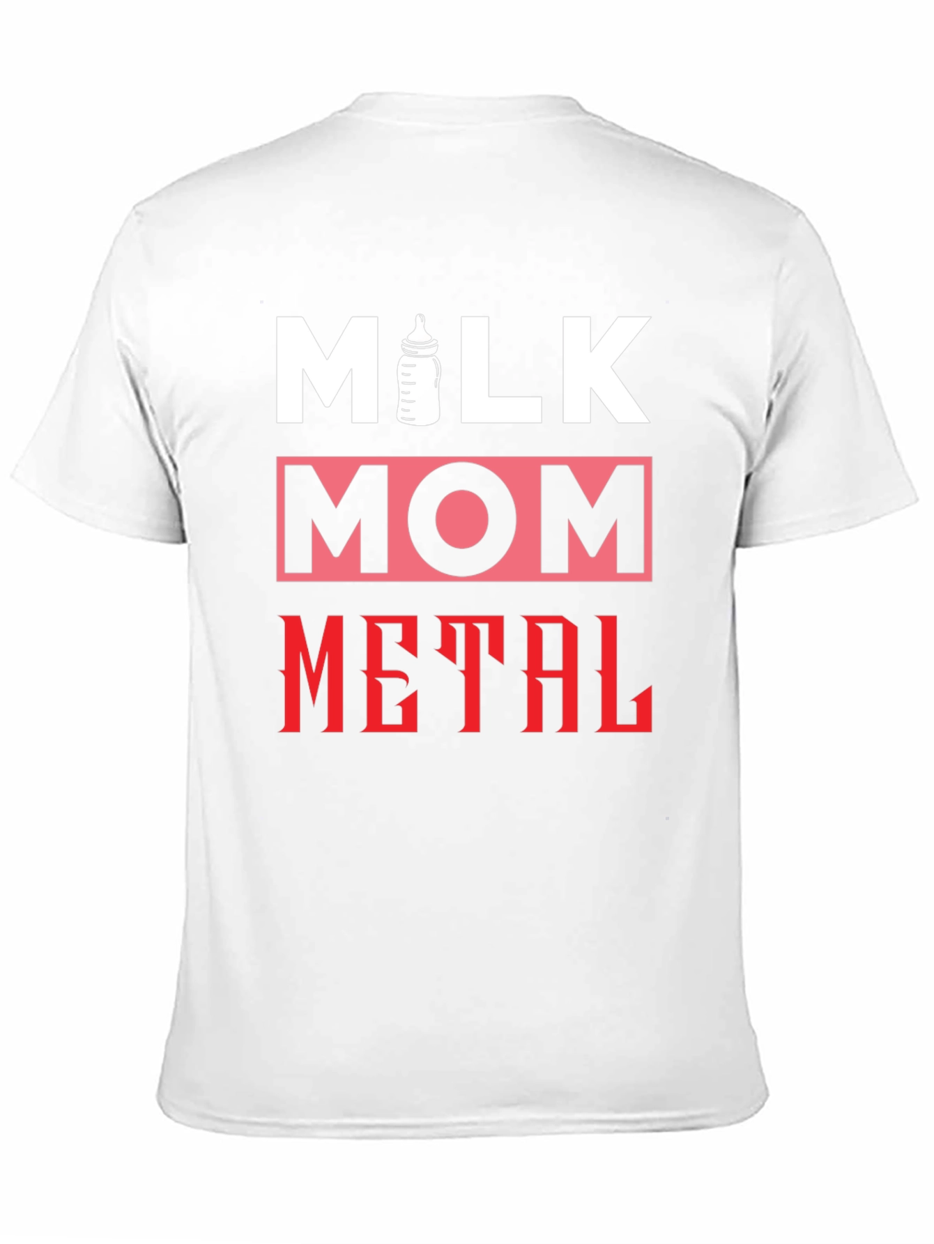 Black Milk Mom Metal T-Shirt - Funny Graphic Tee view 11