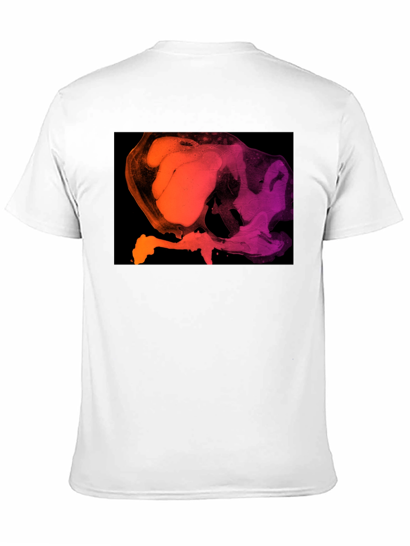 Black Abstract Gradient T-Shirt - Modern Art Tee view 11