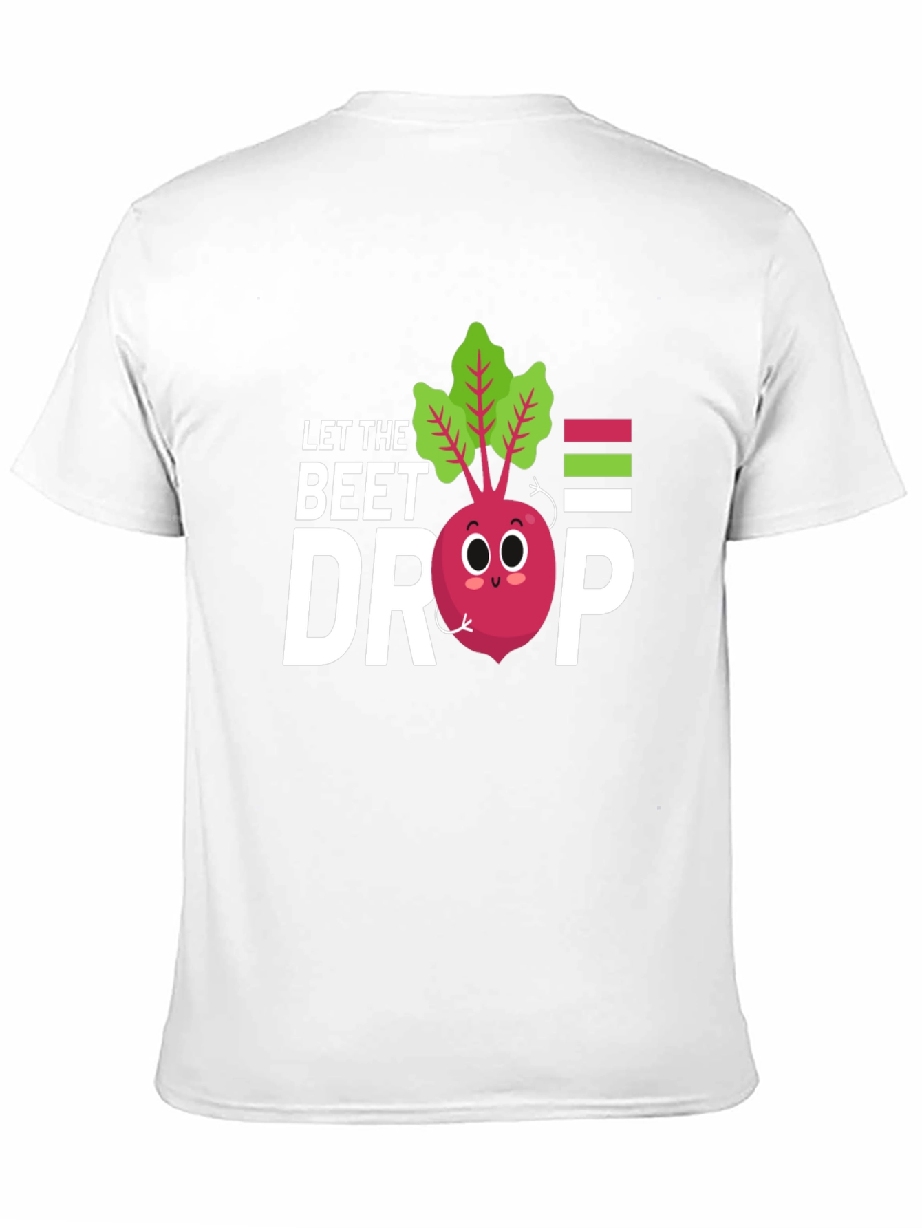 Black Let the Beet Drop Graphic Tee - Cute Vegetable Pun T-Shirt view 11