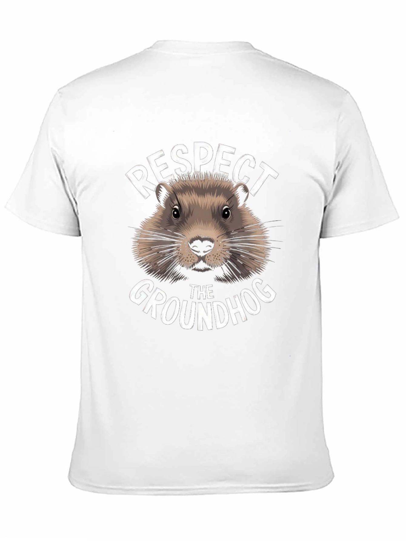 Black Respect the Groundhog Graphic T-Shirt view 11