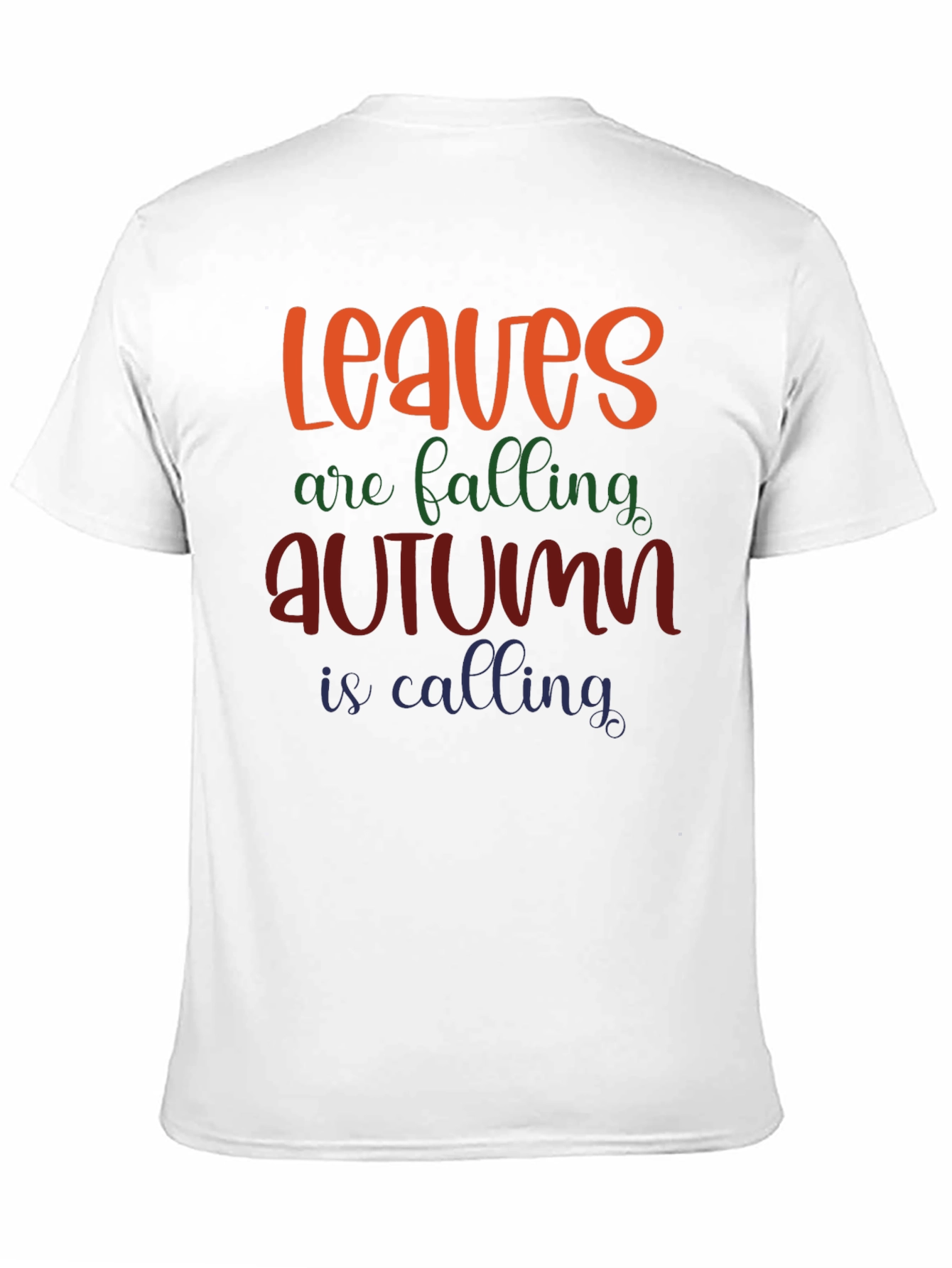 Black Autumn Leaves T-Shirt view 11
