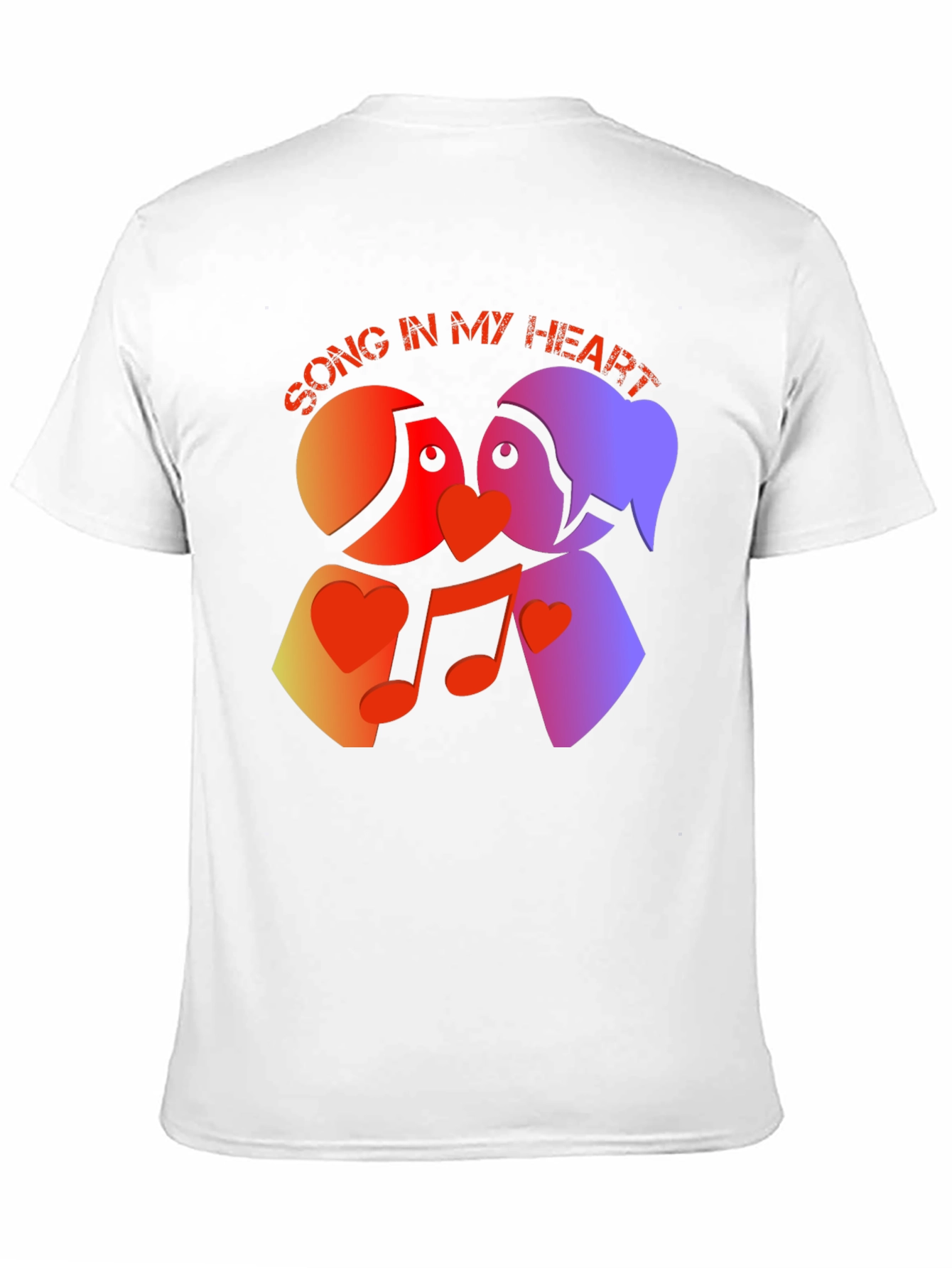 Black Song in My Heart Graphic Tee - Trendy Music Lover Shirt view 11