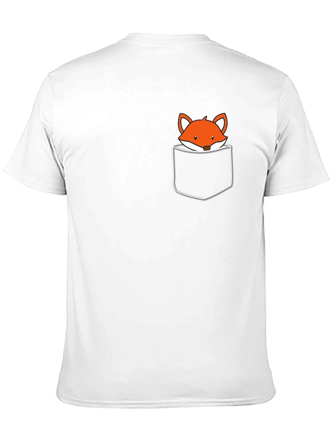 Black Fox Pocket T-Shirt - Cute & Casual Style view 11