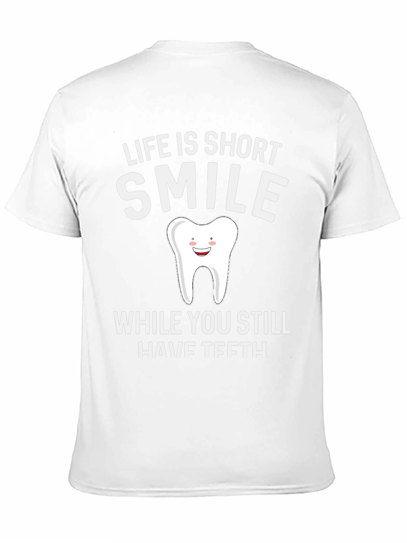 Black Life is Short Smile T-Shirt view 11