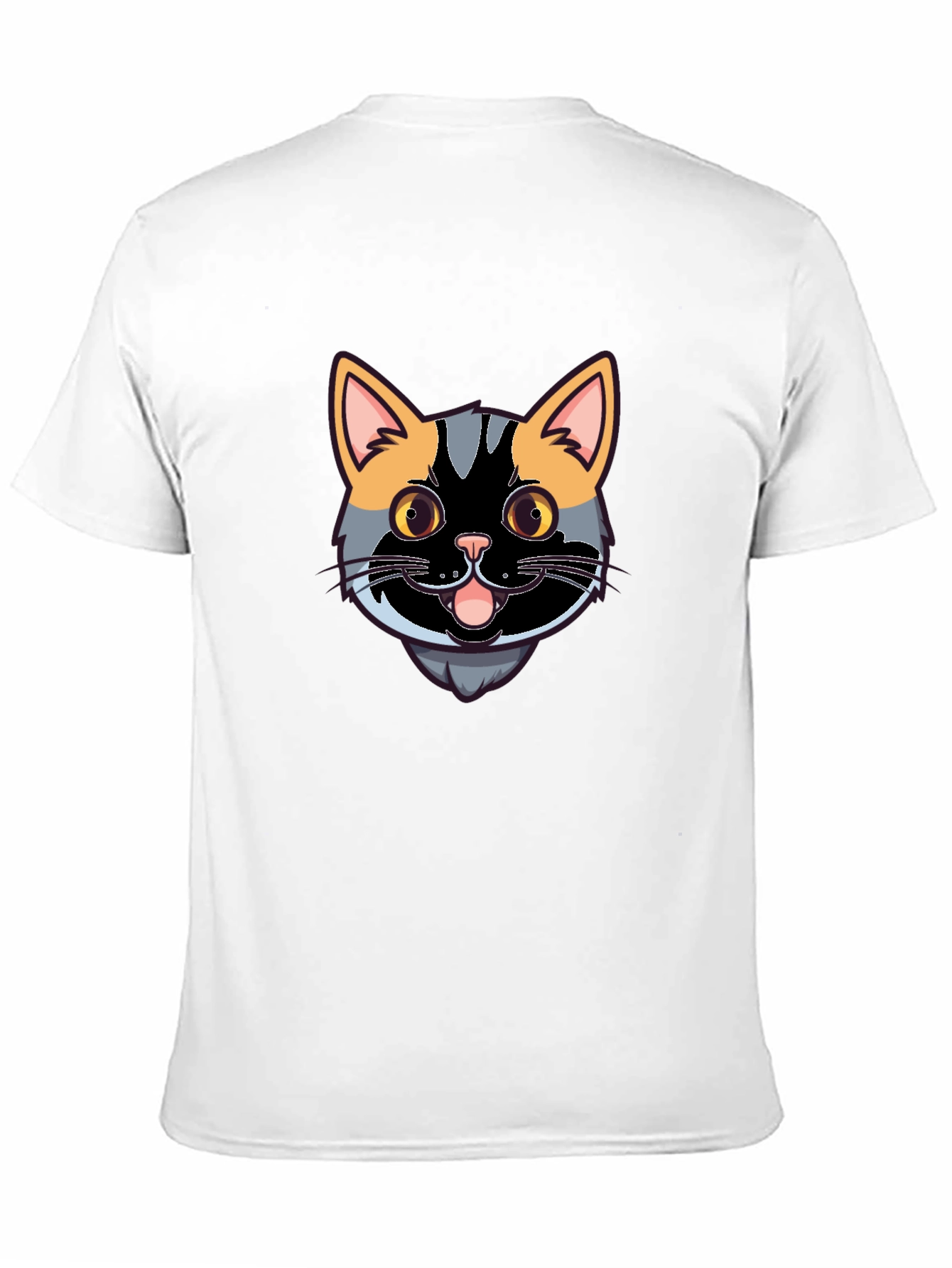 Black Cool Cat Graphic Tee - Black Casual Shirt view 11