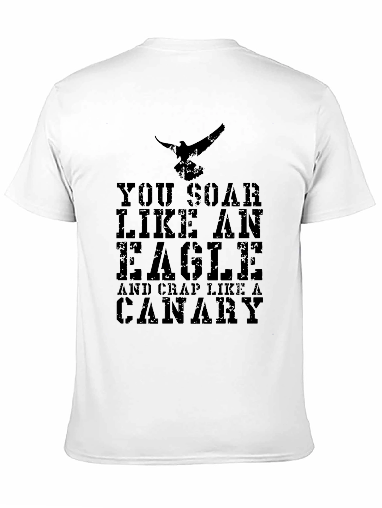 Black Soar Like an Eagle Funny Graphic Tee view 11
