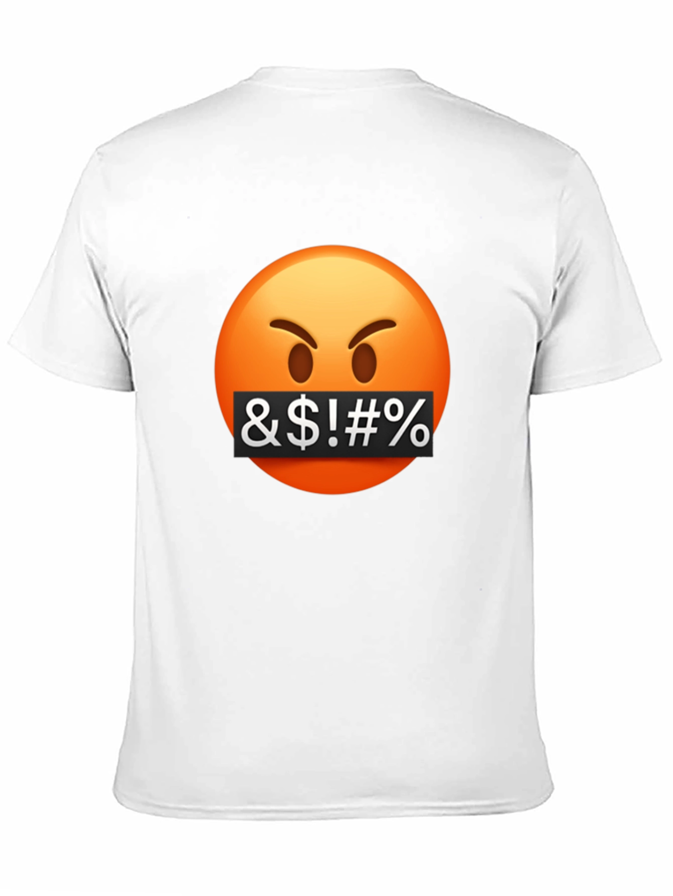 Black Censored Emoji Graphic T-Shirt - Black Cotton Blend view 11