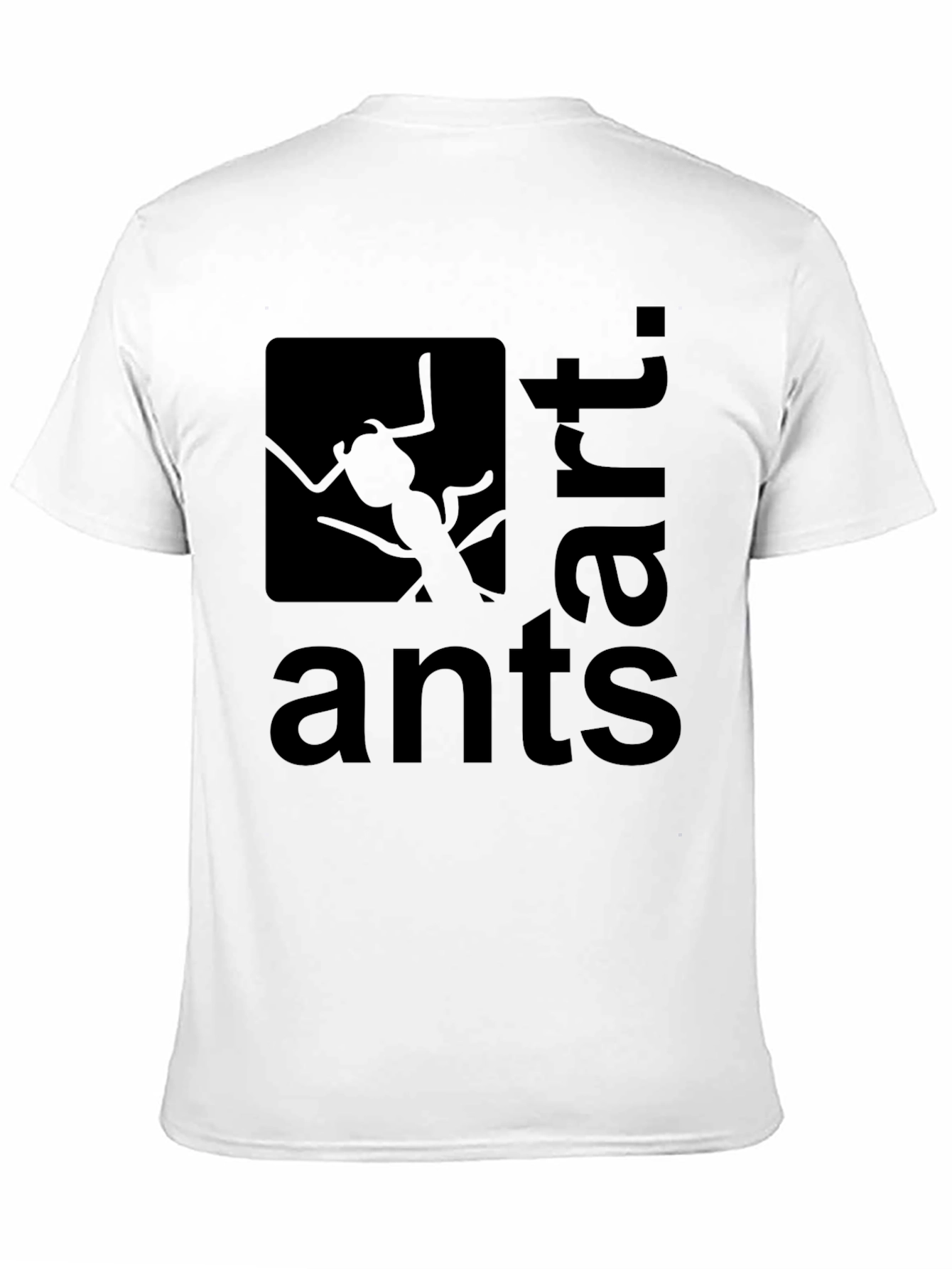 Black Art Ants Black Graphic Tee view 11
