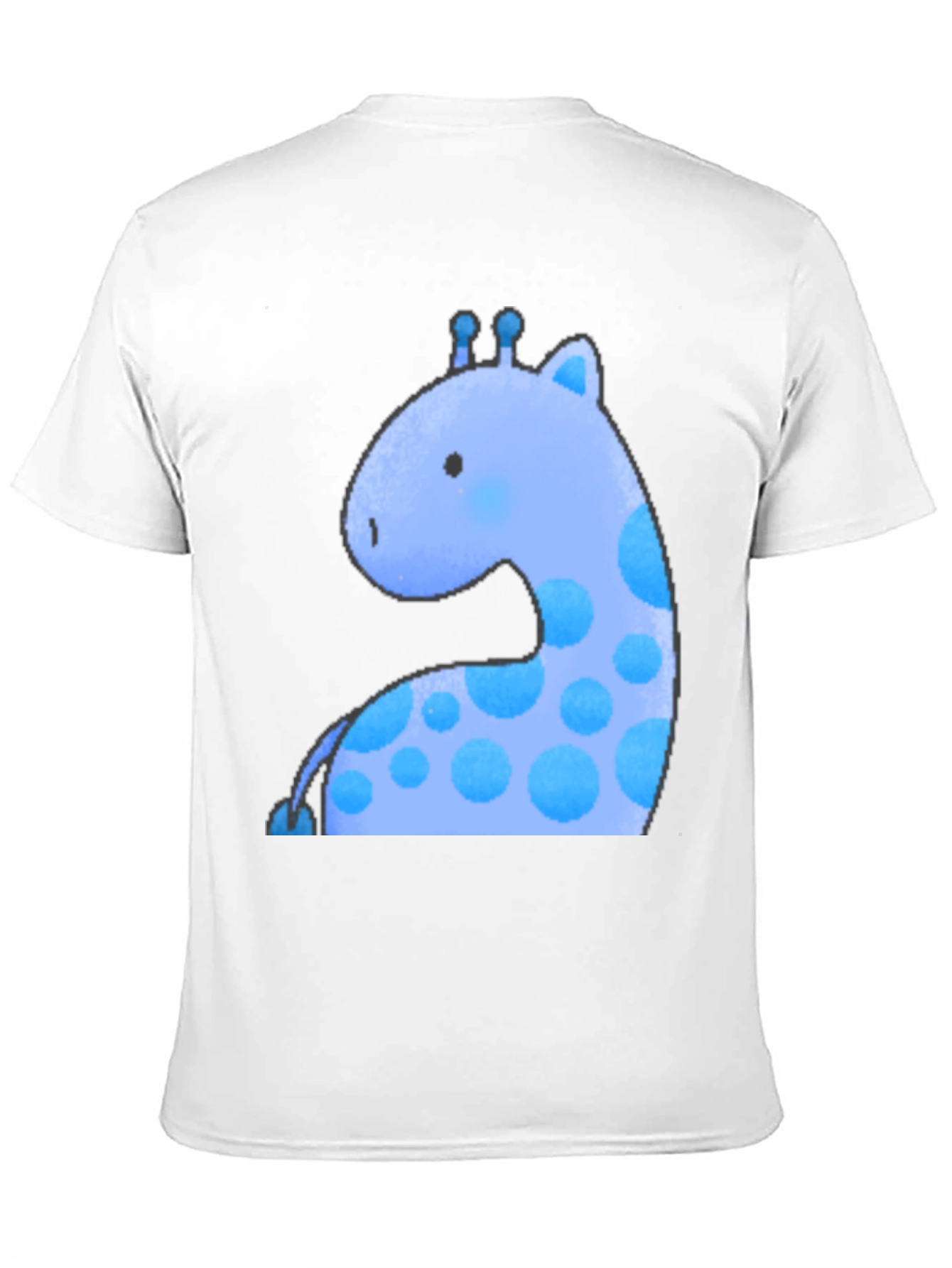 Black Blue Giraffe Graphic Tee - Soft & Stylish view 11