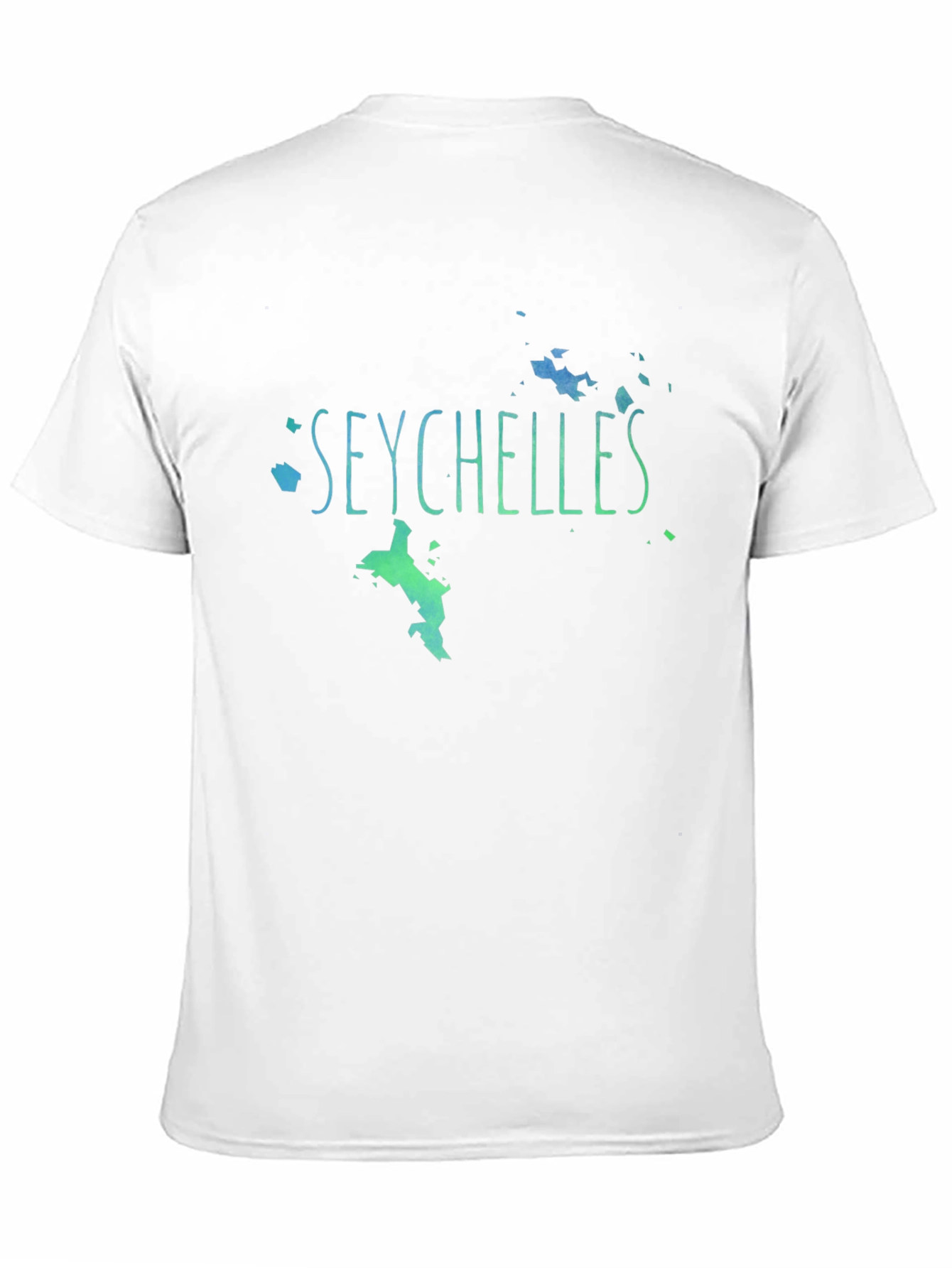 Black Seychelles Graphic Print Men's T-Shirt view 11
