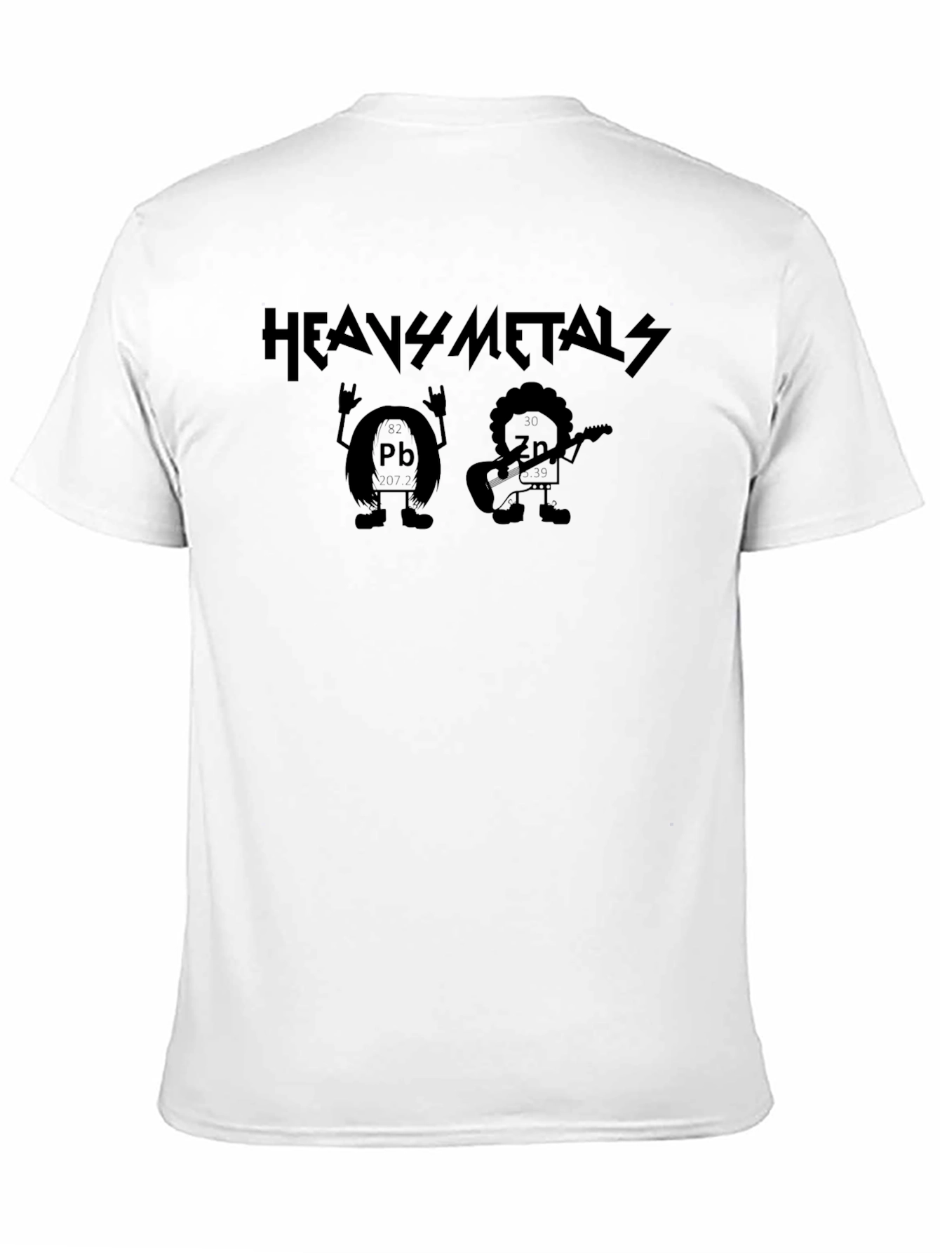 Black Heavy Metals Black Graphic T-Shirt view 11