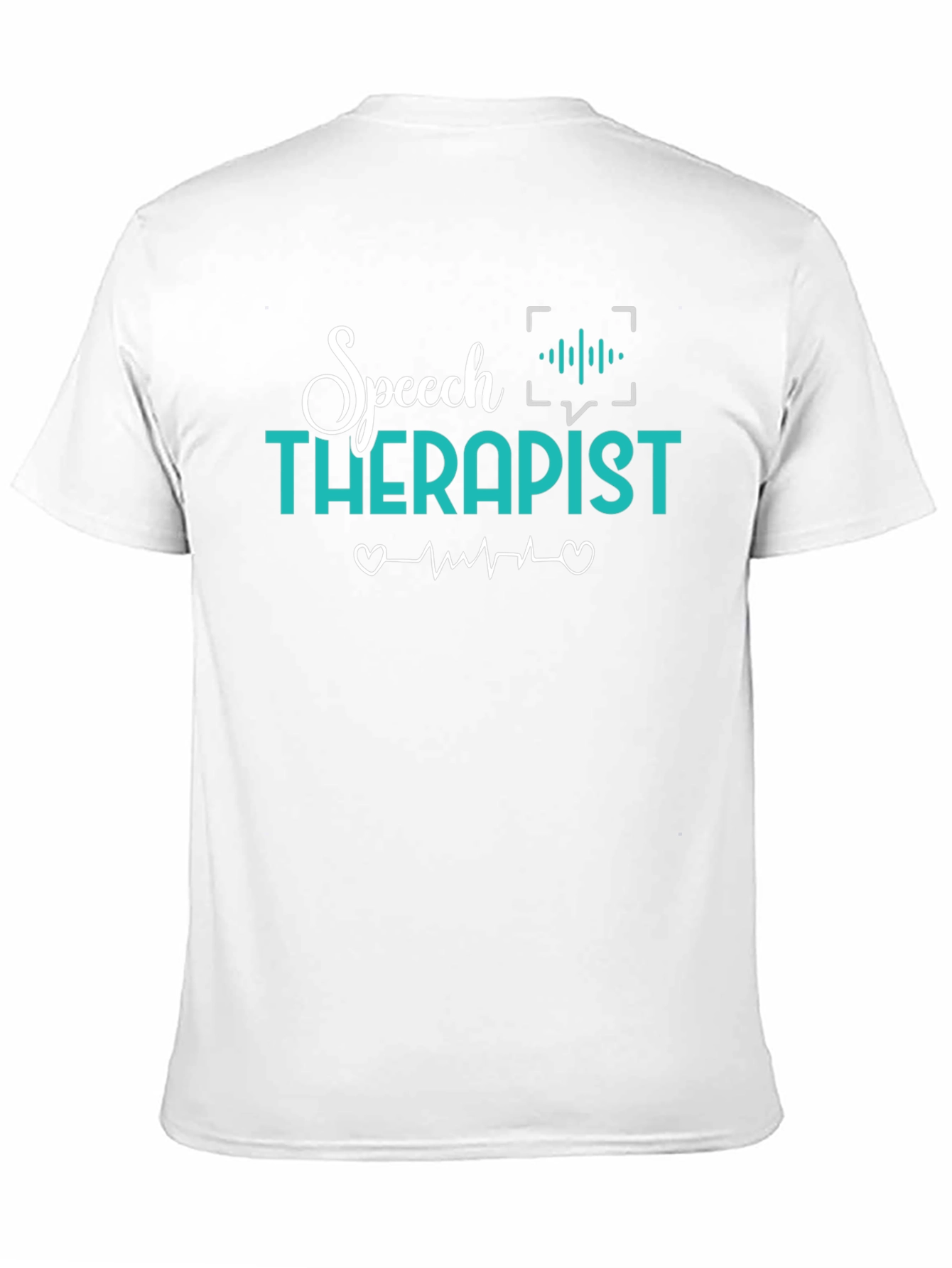 Black Speech Therapist T-Shirt - Cute Design view 11