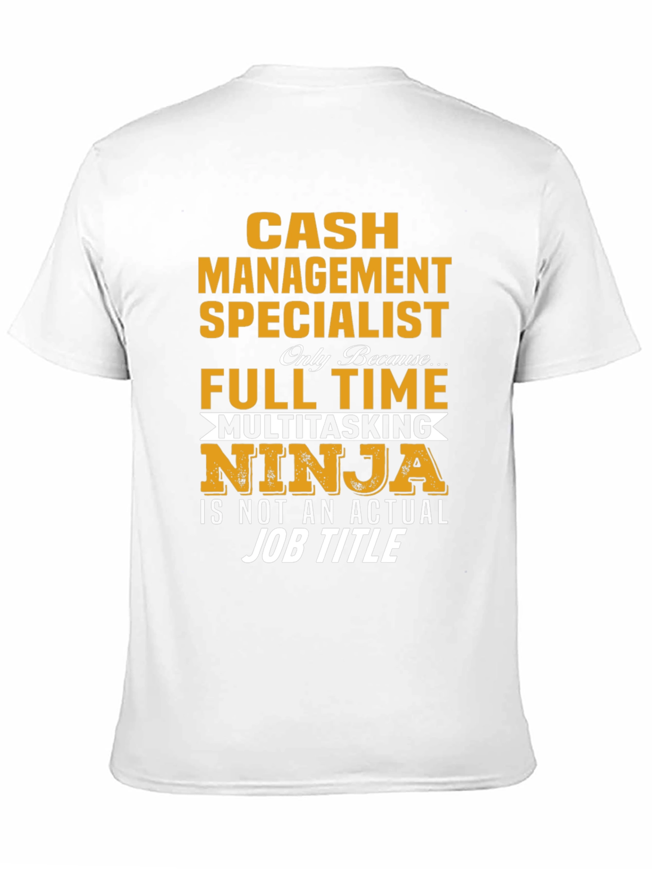 Black Cash Management Ninja T-Shirt view 11
