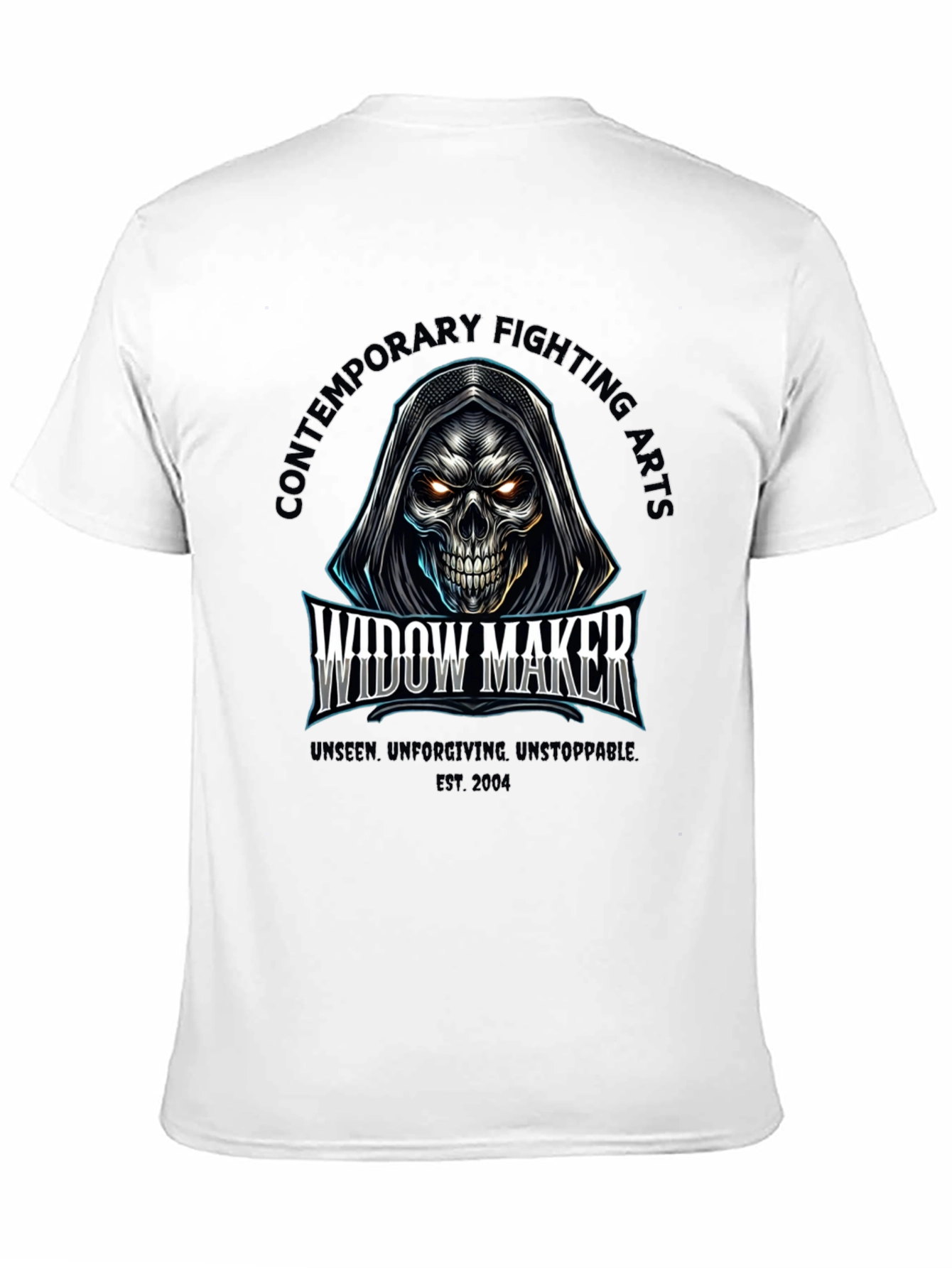 Black Widow Maker Fighting Arts Black Graphic Tee view 11