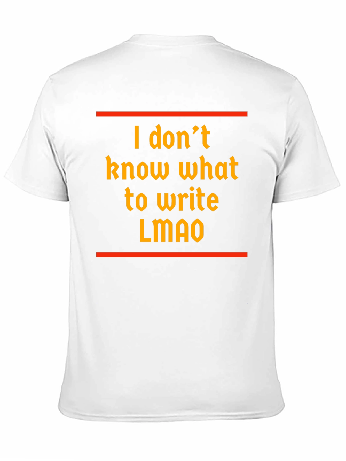 Black Funny "I don't know what to write" T-Shirt view 11