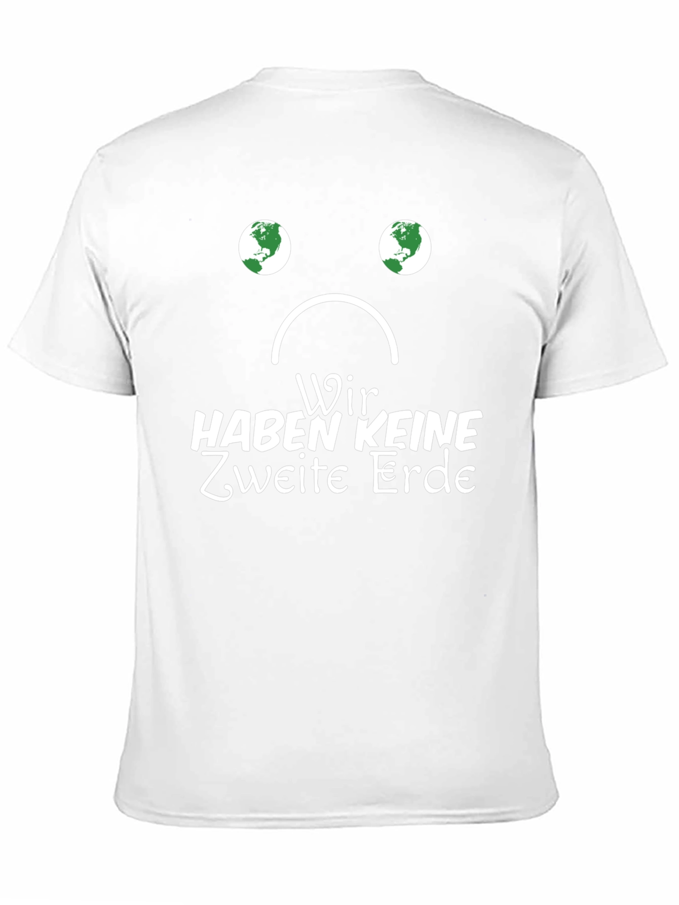 Black Save the Planet T-Shirt: Wir Haben Keine Zweite Erde Tee view 11