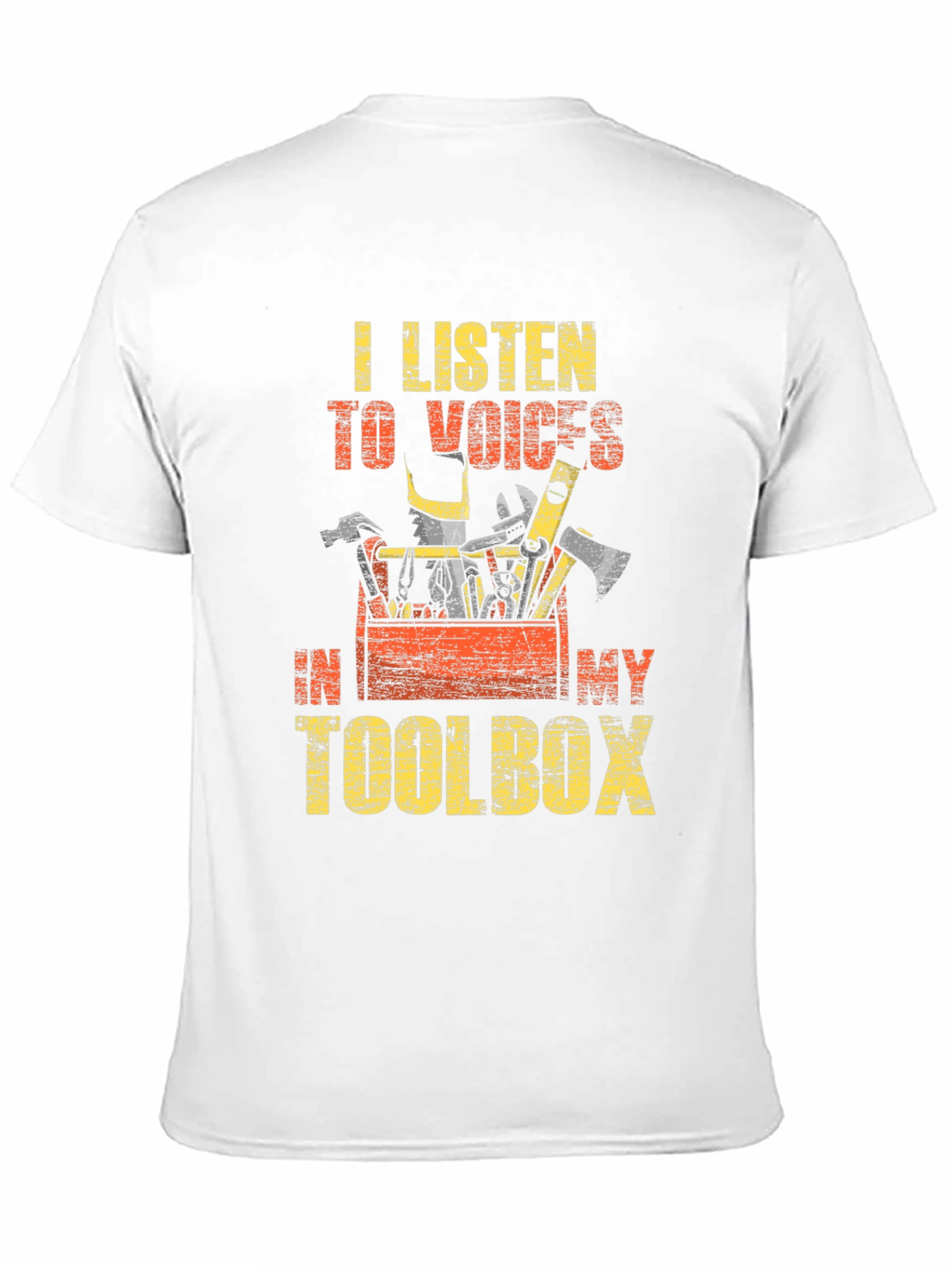 Black Toolbox Voices Men's Black Graphic T-Shirt view 11