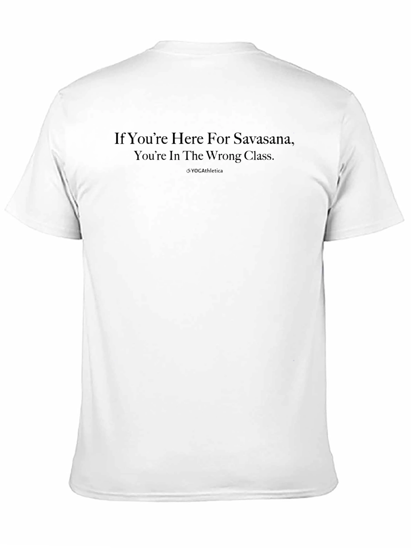 Black Savasana Yoga T-Shirt - Funny Gym Workout Tee view 11