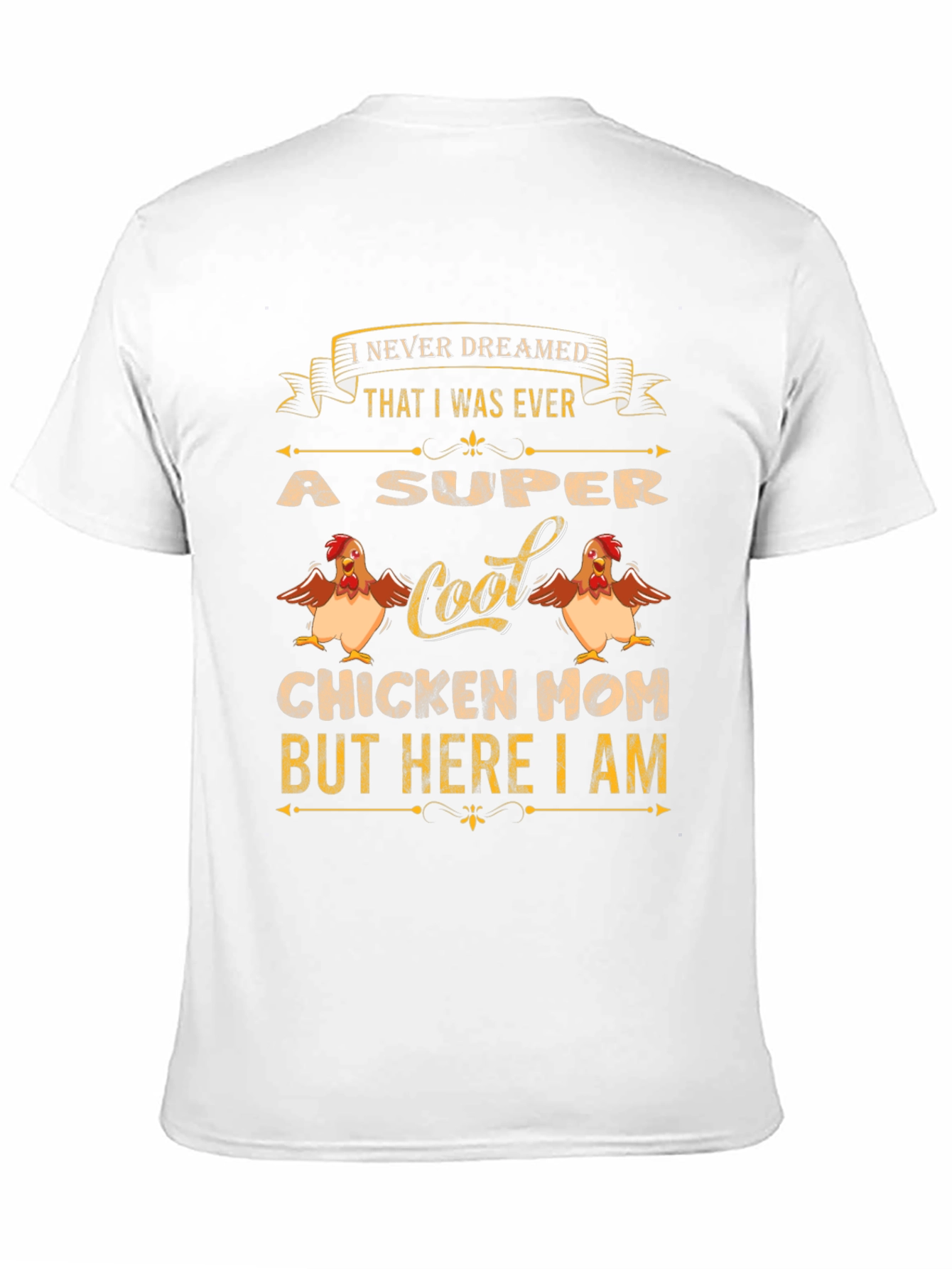 Black Super Cool Chicken Mom T-Shirt - Novelty Tee view 11