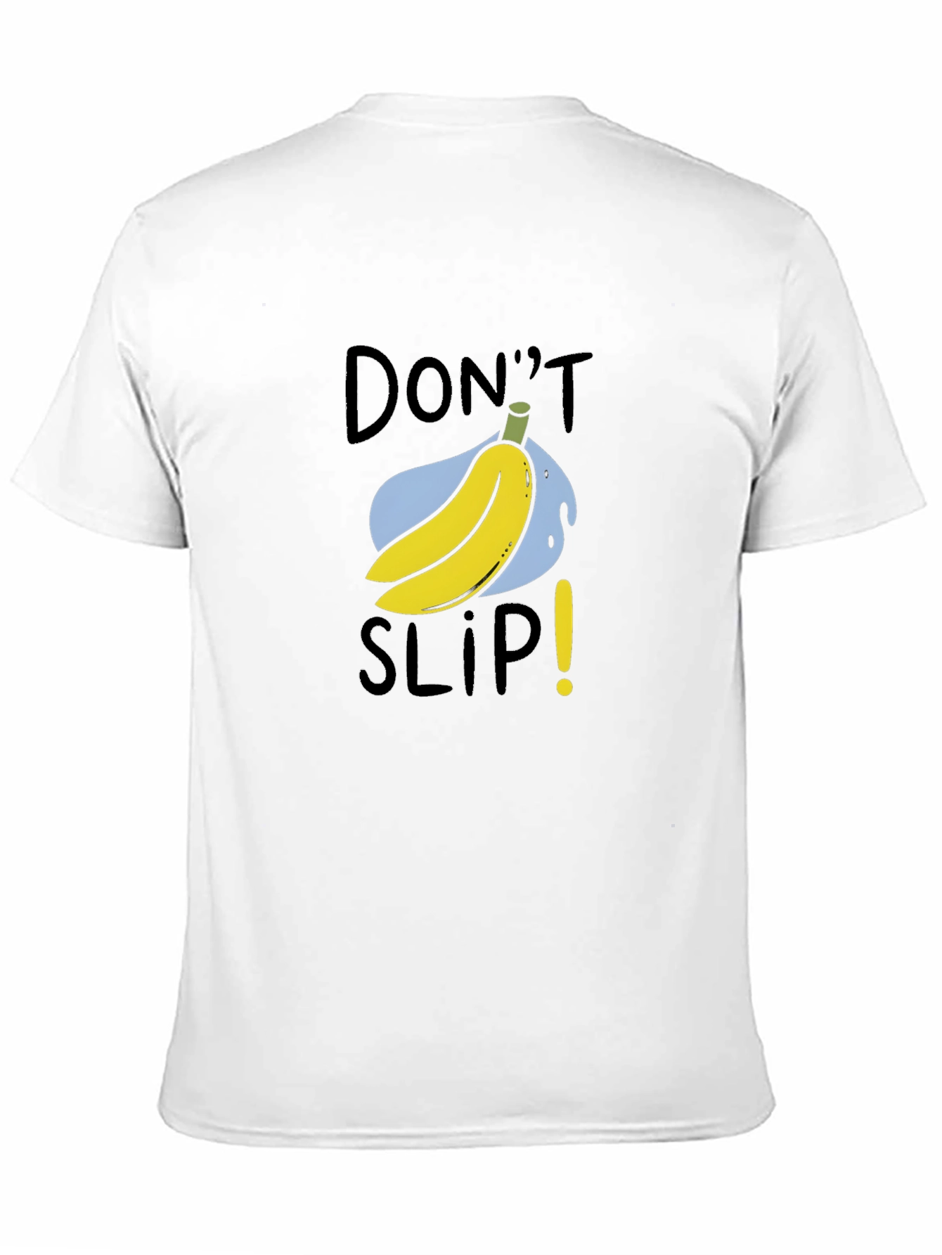 Black Don't Slip Banana Humor Tee view 11