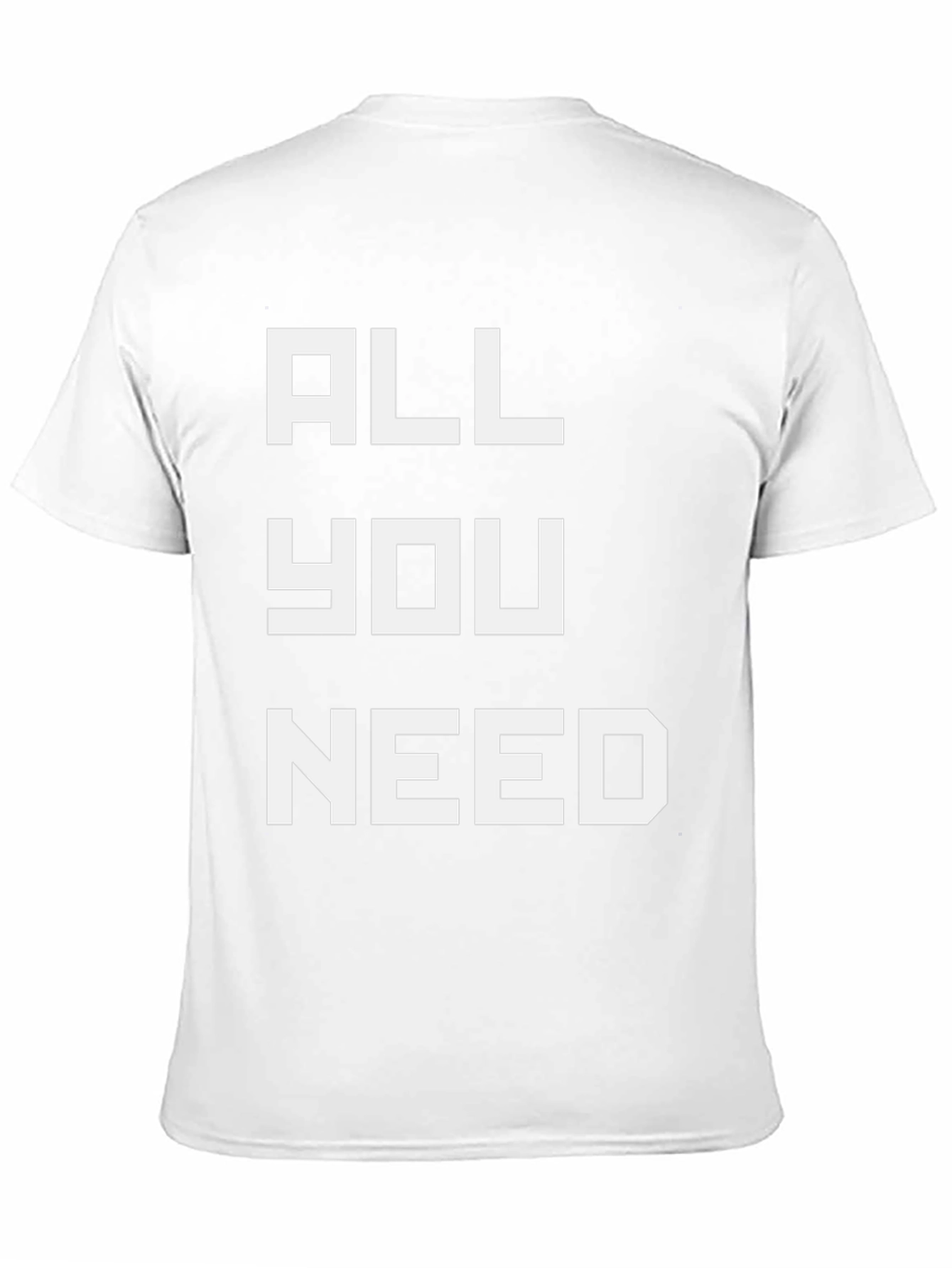 Black All You Need Graphic Tee - Black Cotton Comfort view 11