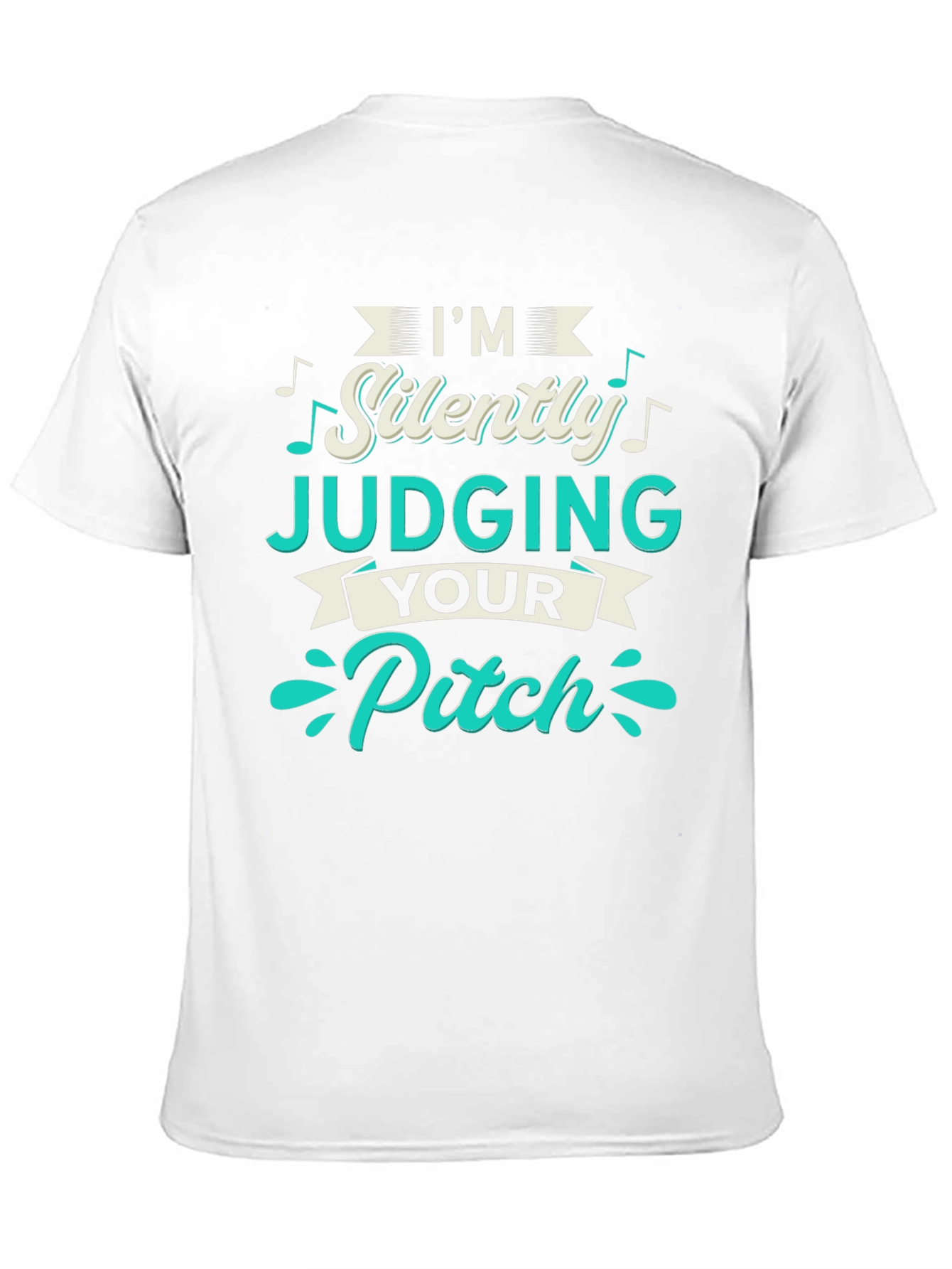 Black I'm Silently Judging Your Pitch T-Shirt view 11