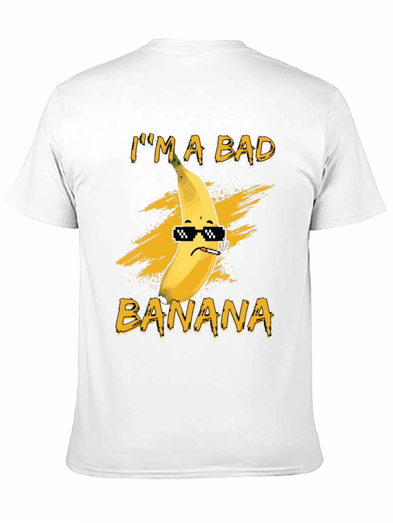 Black I'm A Bad Banana T-Shirt view 11