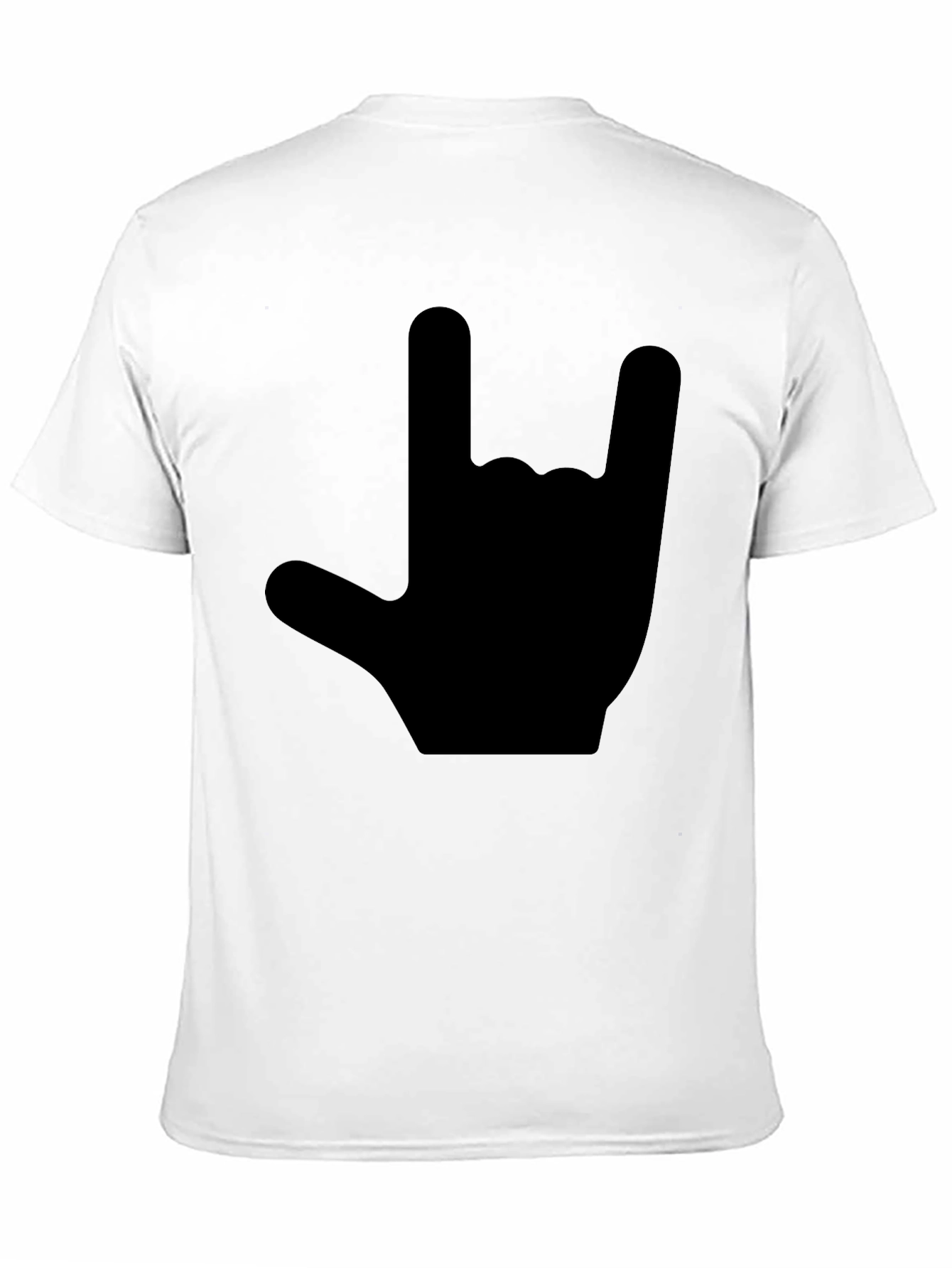 Black Rock On! Classic Black Graphic T-Shirt view 11