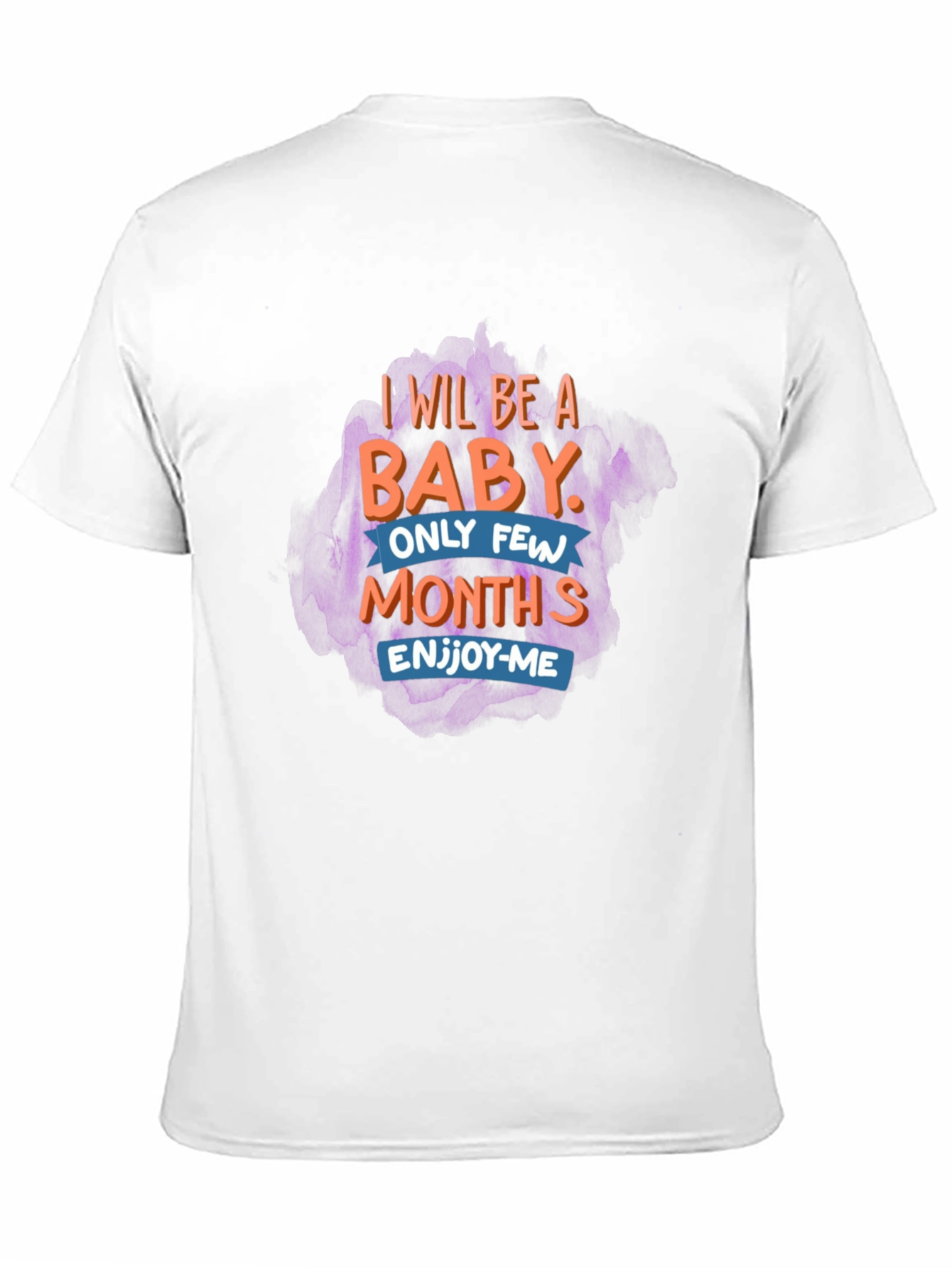 Black I Will Be a Baby Men's Graphic Tee view 11