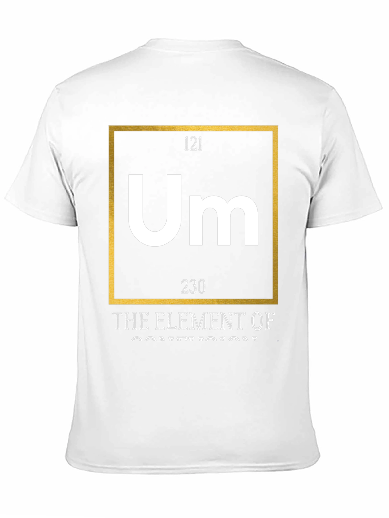 Black Um Element of Confusion Graphic Tee - Black Cotton view 11