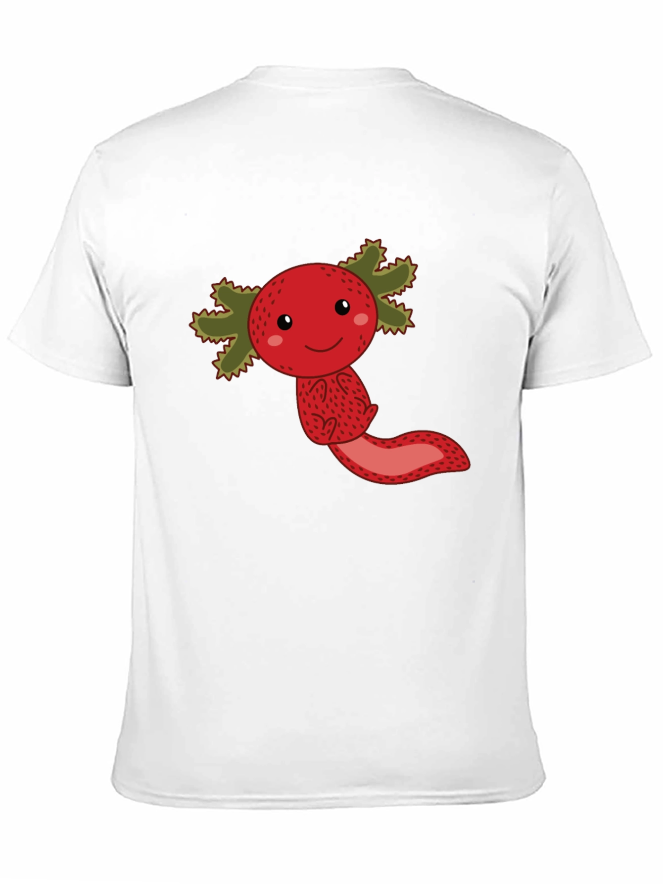 Black Strawberry Axolotl Graphic Tee - Unisex view 11