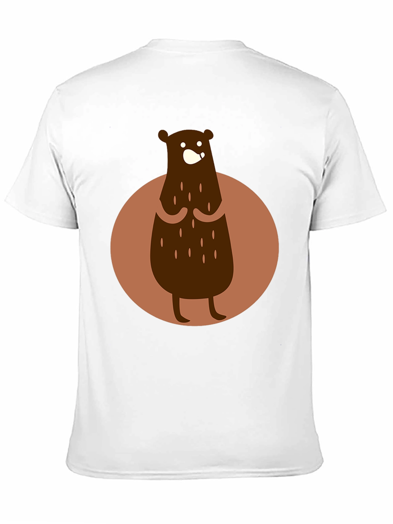 Black Bear Graphic Black T-Shirt - Cartoon Style view 11