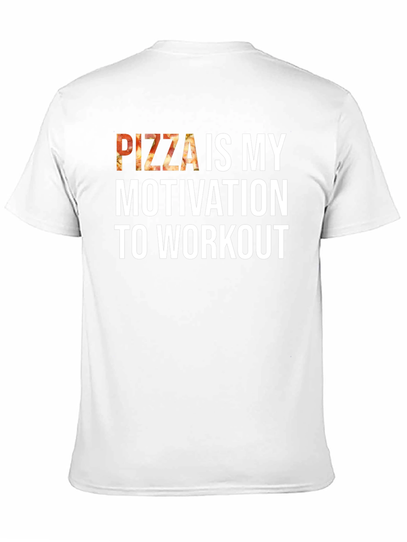 Black Pizza Motivation Workout Tee - Unisex view 11