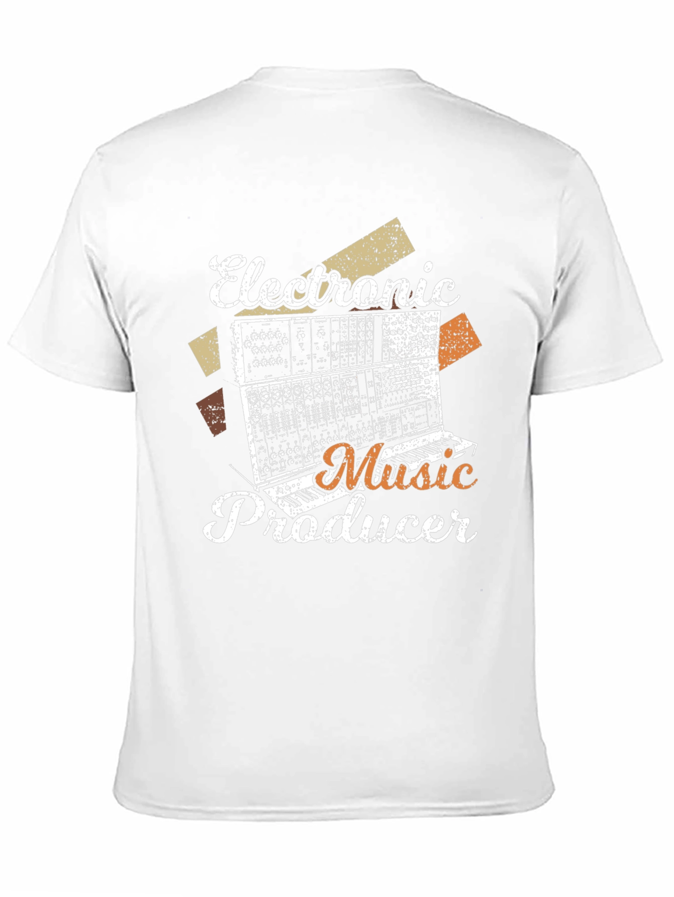 Electronic Music Producer T-Shirt - Retro Synth Design - 11