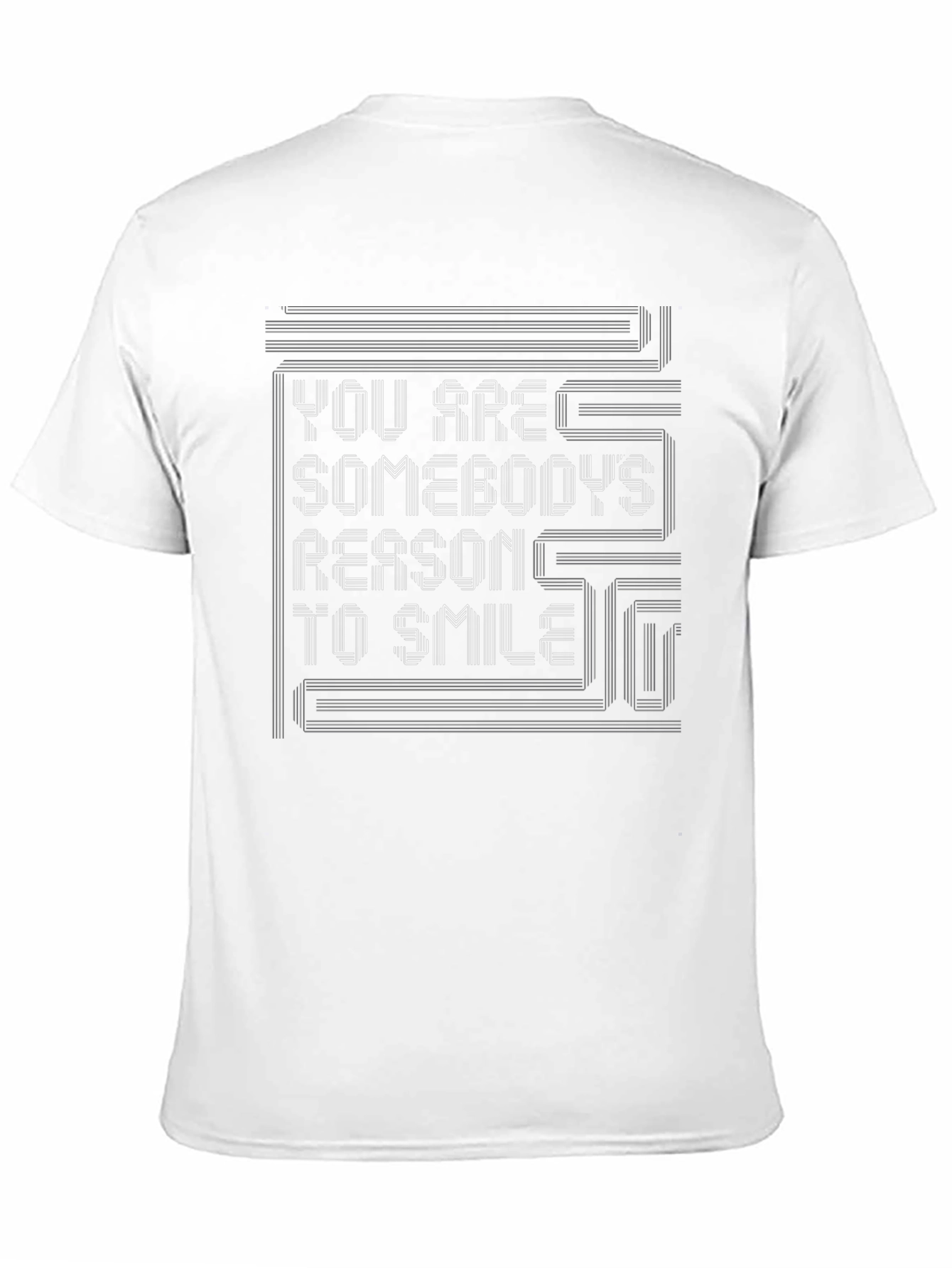 Black Inspirational Graphic Tee - Reason to Smile view 11