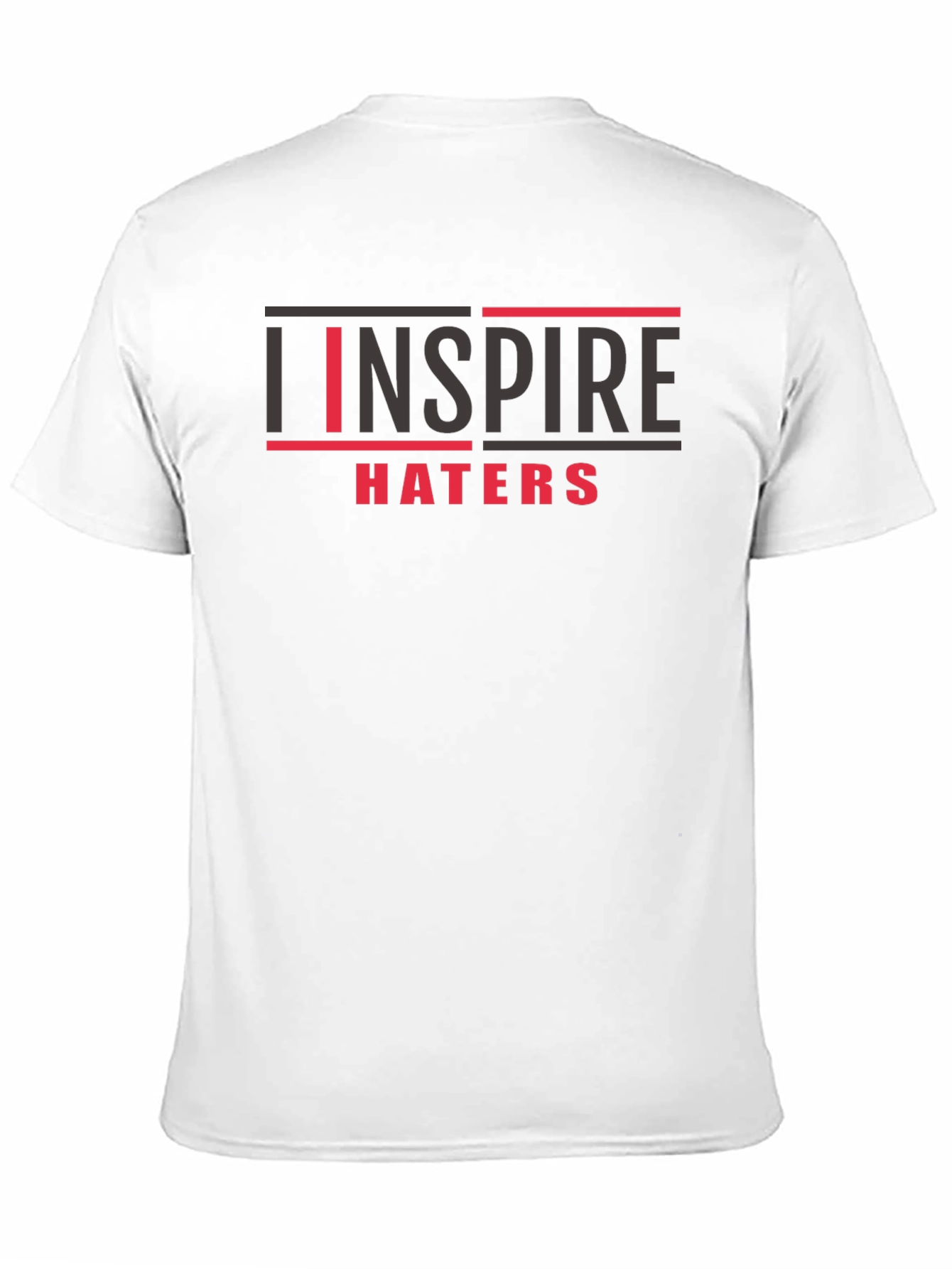 Black Inspire Haters Graphic T-Shirt view 11
