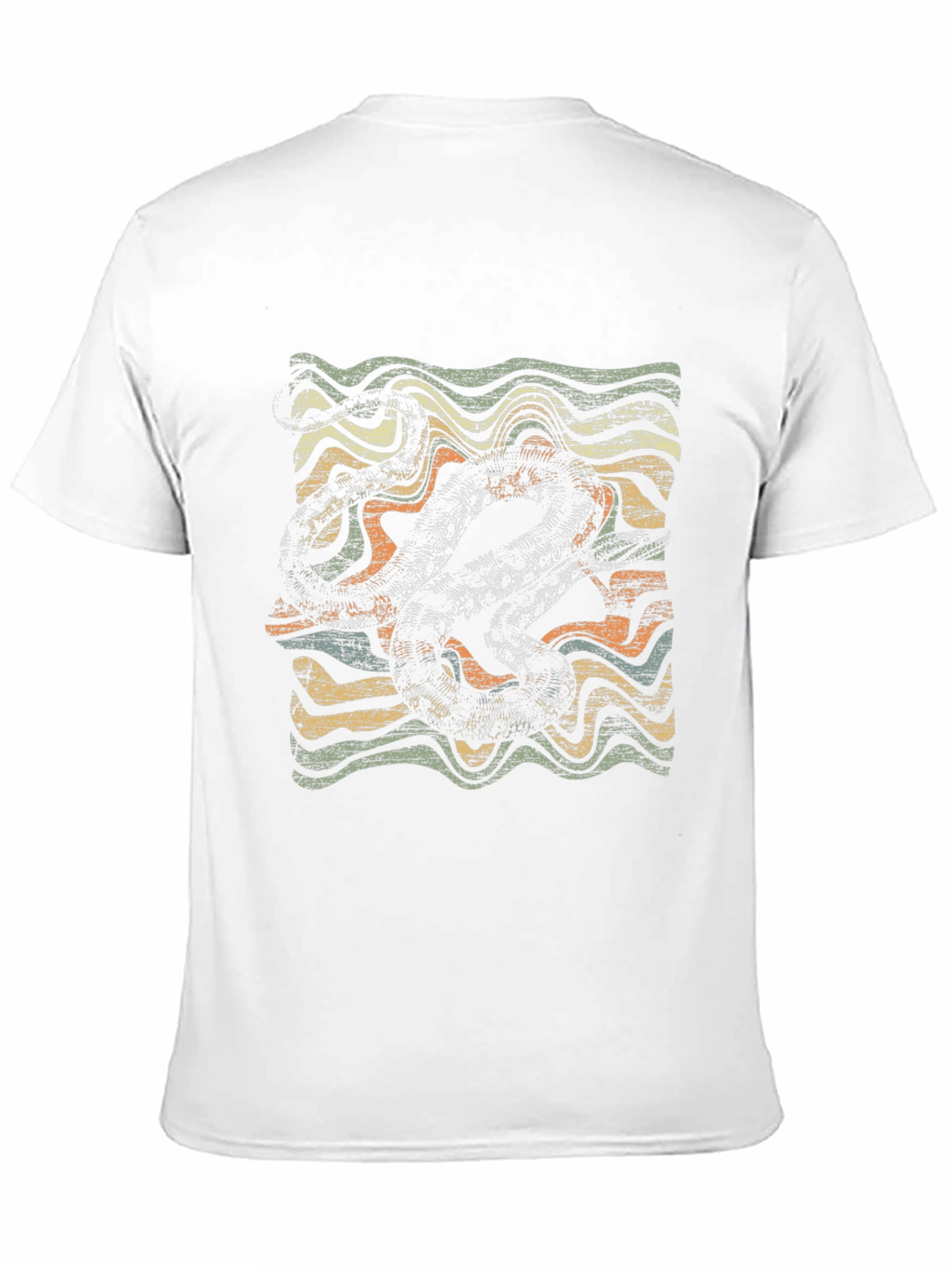 Black Retro Octopus Graphic T-Shirt - Vintage Style view 11