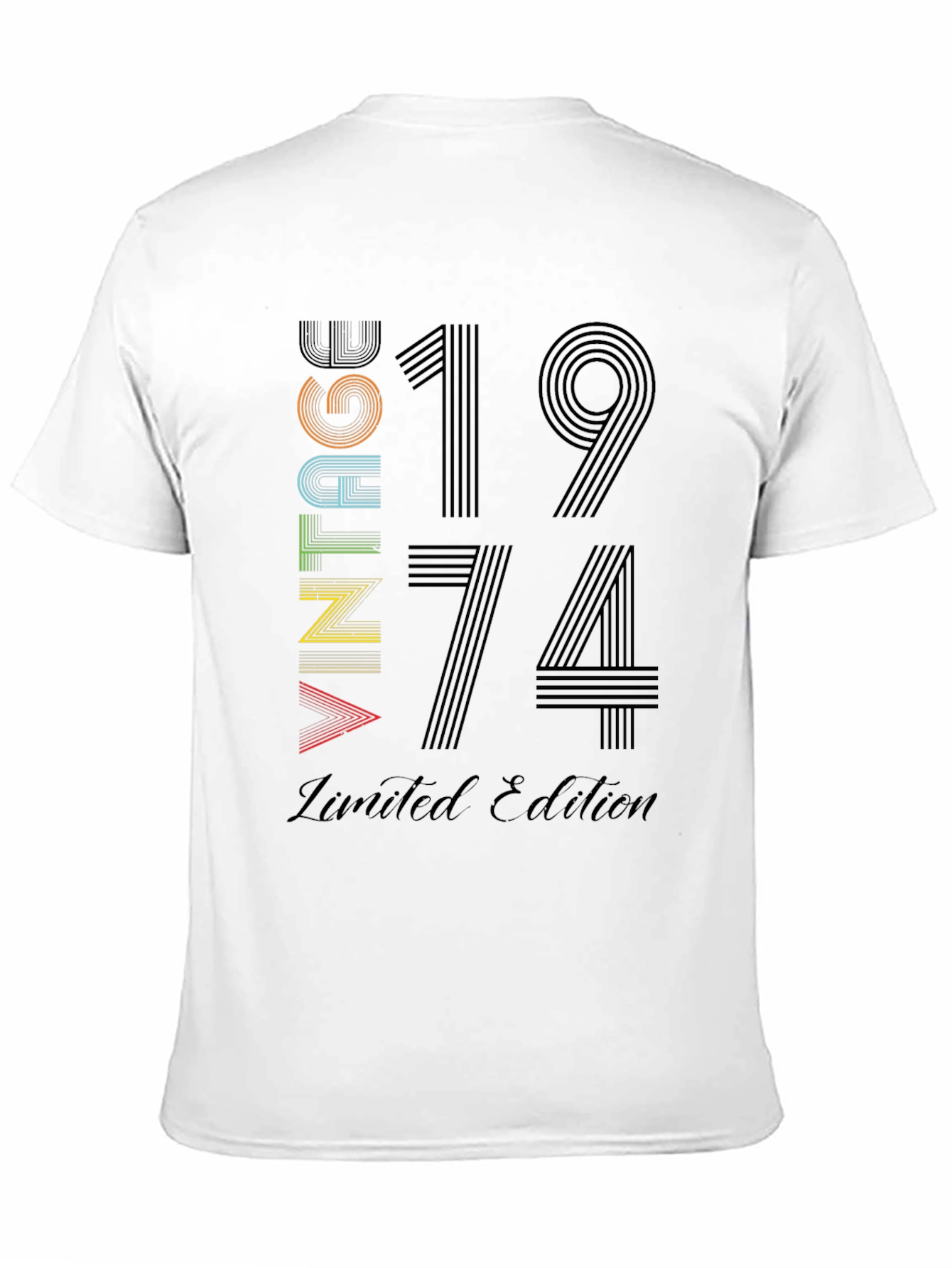 Black Vintage 1974 Limited Edition Graphic T-Shirt view 11