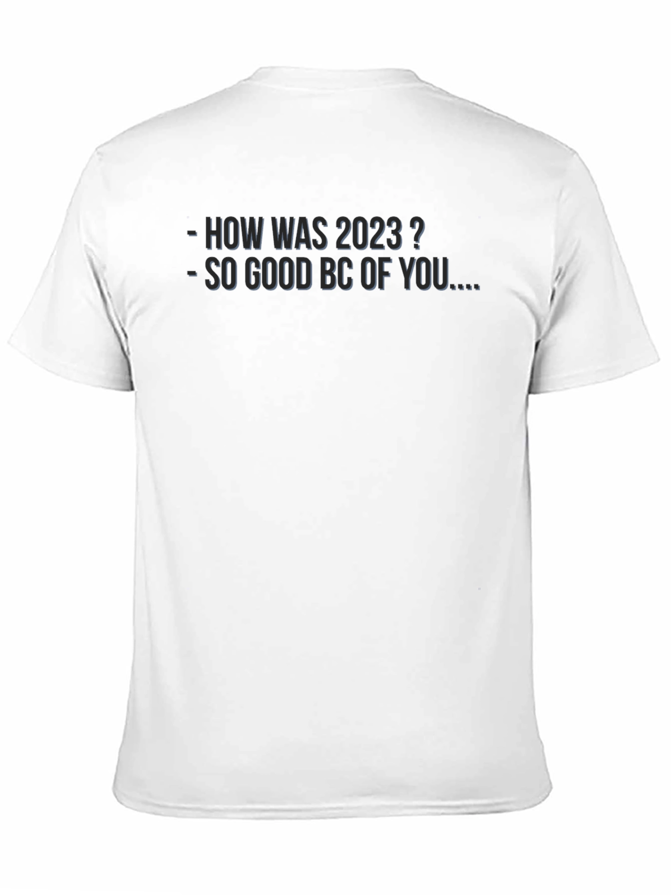 Black 2023 Graphic Tee - So Good BC Of You T-Shirt view 11