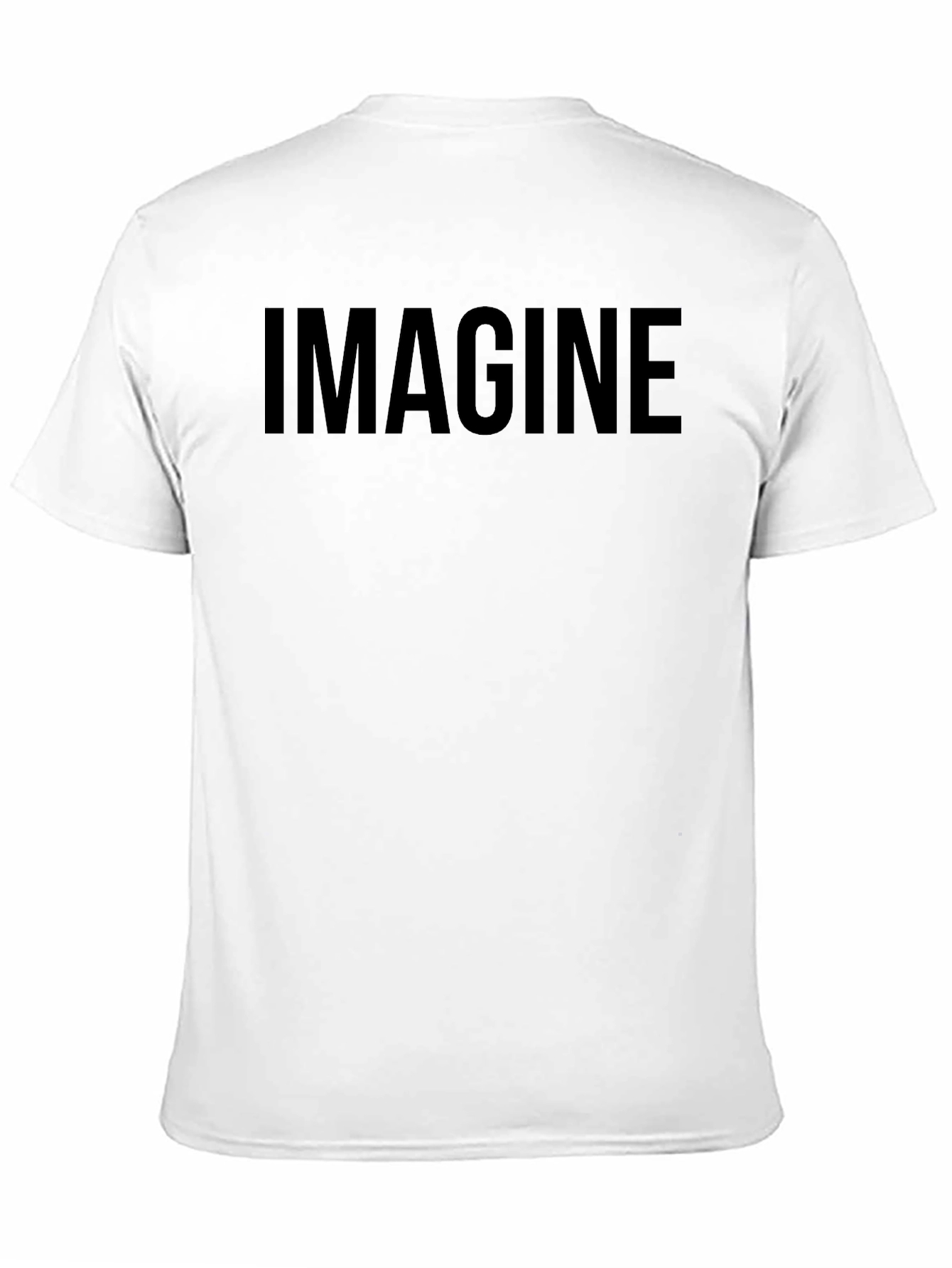 Black Imagine Black Graphic T-Shirt Casual Wear view 11